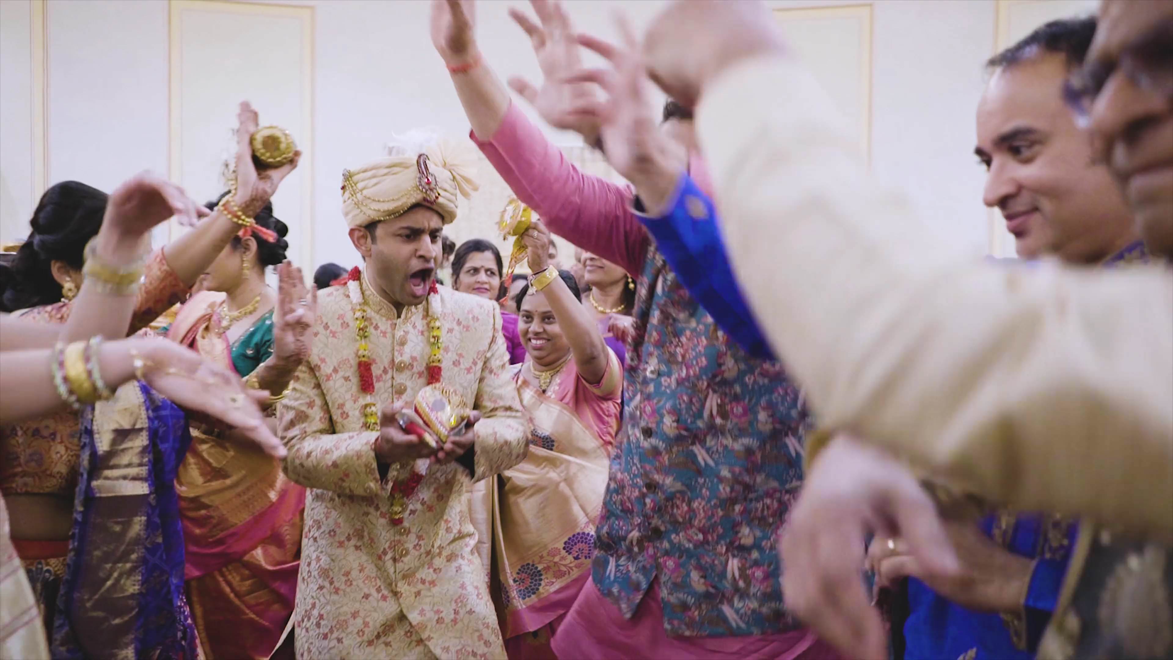 Hindu Samaj Temple of Mahwah Indian Wedding | Surina & Hiren | Hiren’s Vidaai