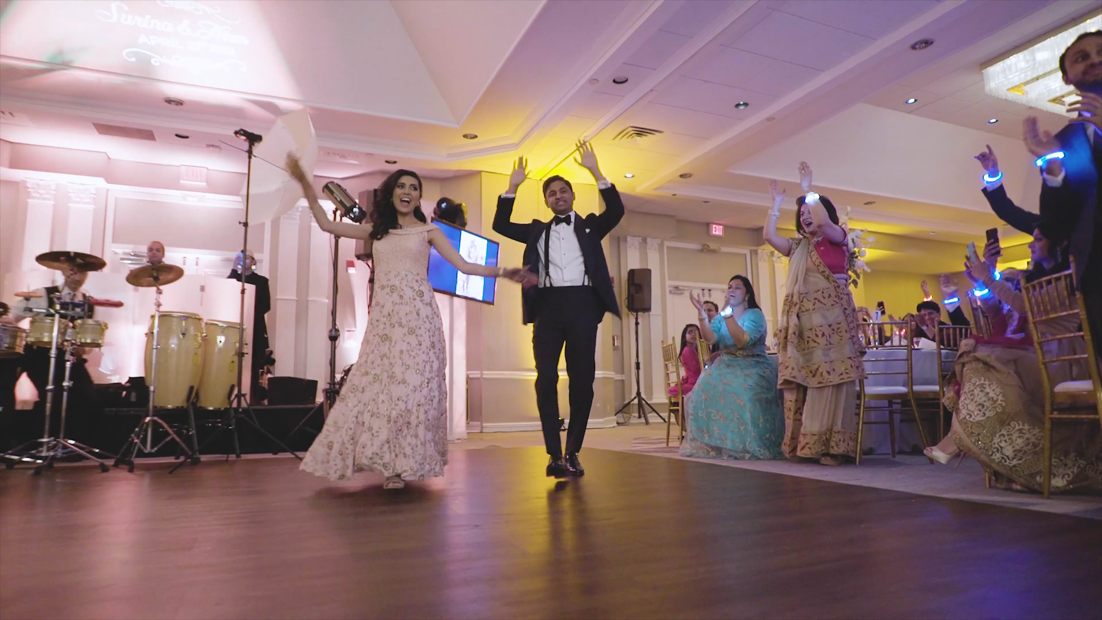 Sheraton Mahwah Indian Wedding | Surina & Hiren | Grand Entrance