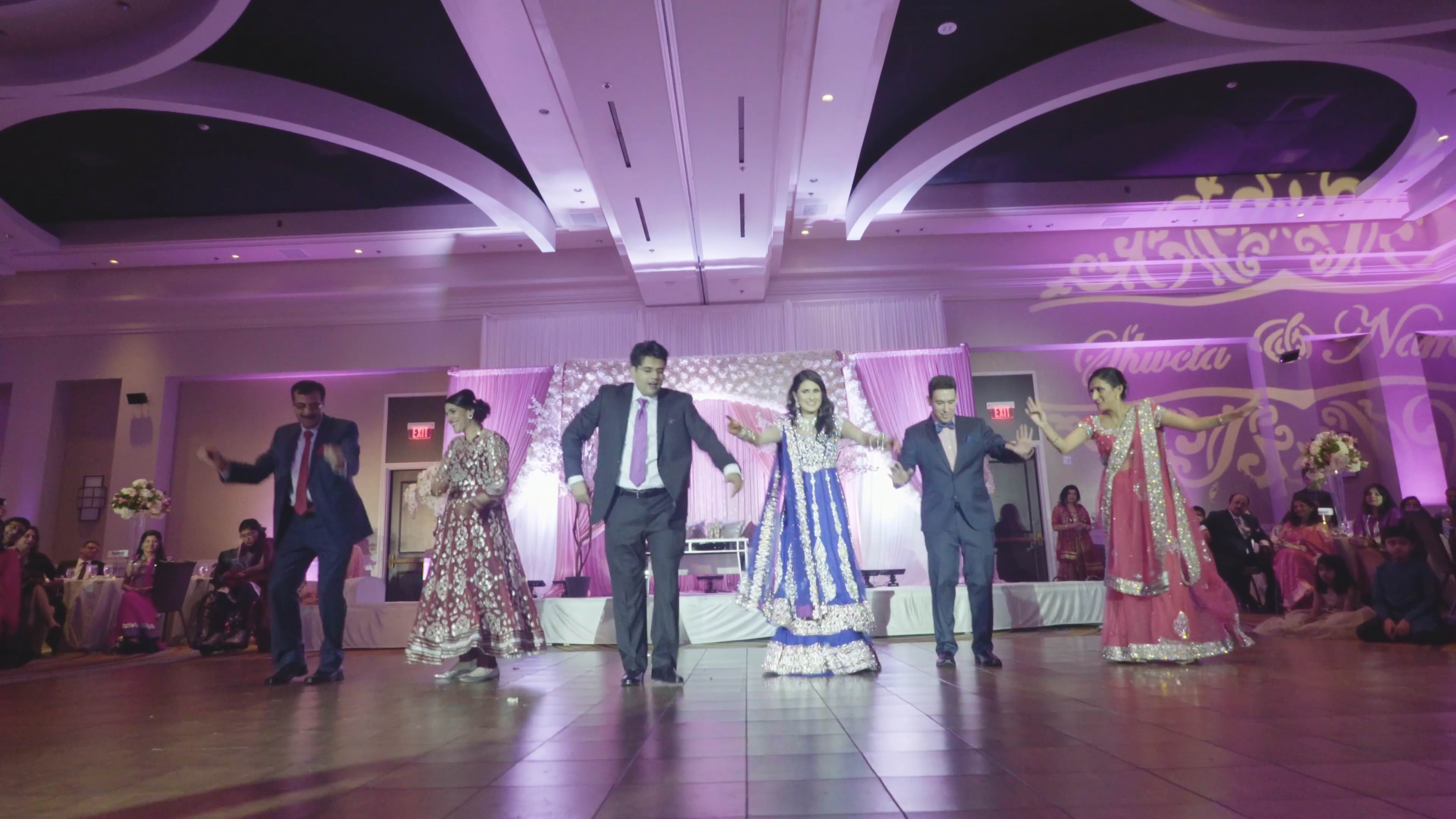 Marriott Newark Liberty International Airport EWR Wedding | Shweta & Naman | Family Dance