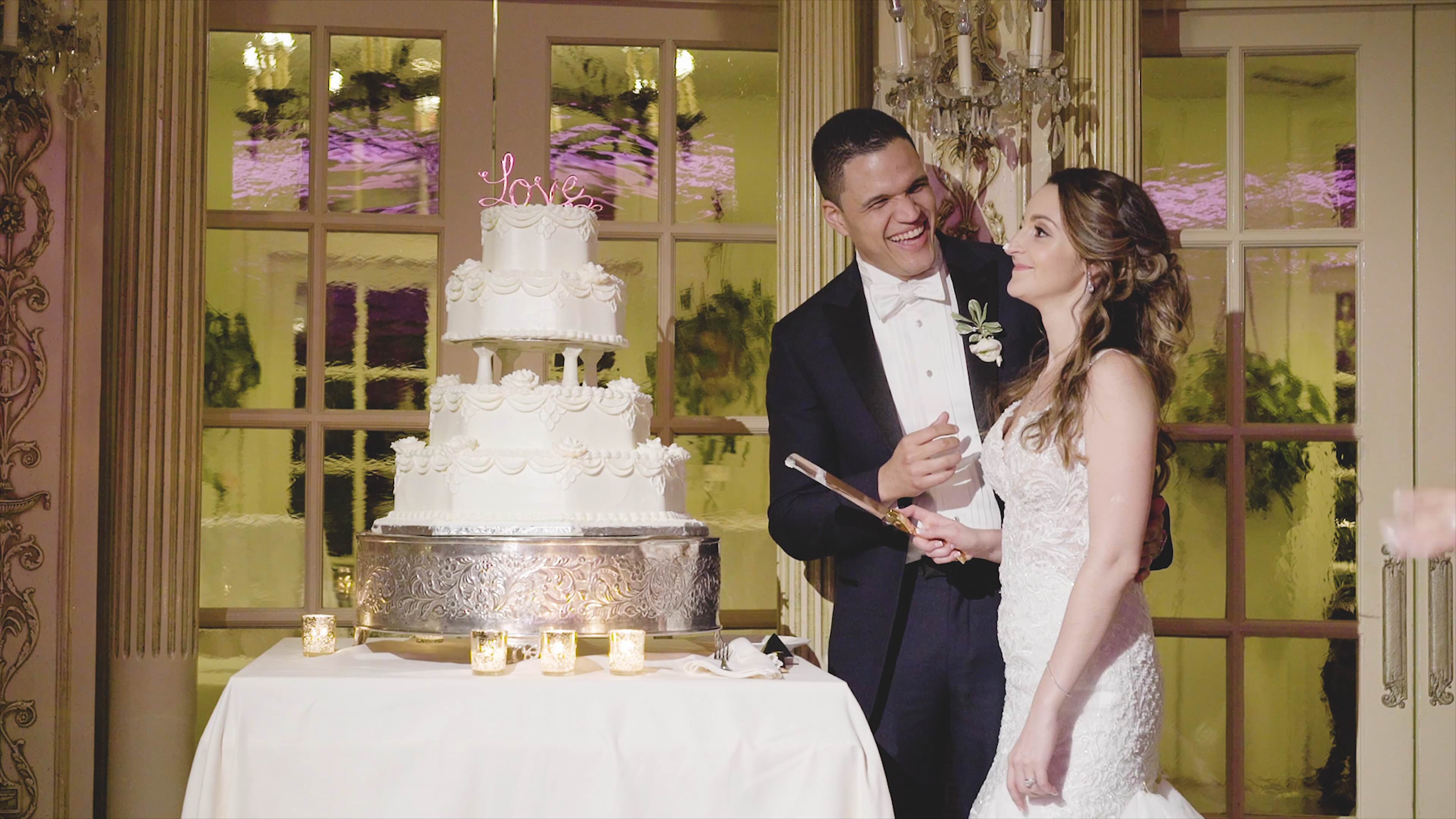 The Manor West Orange NJ Wedding | Yanet & JoseManuel | Cake Cutting