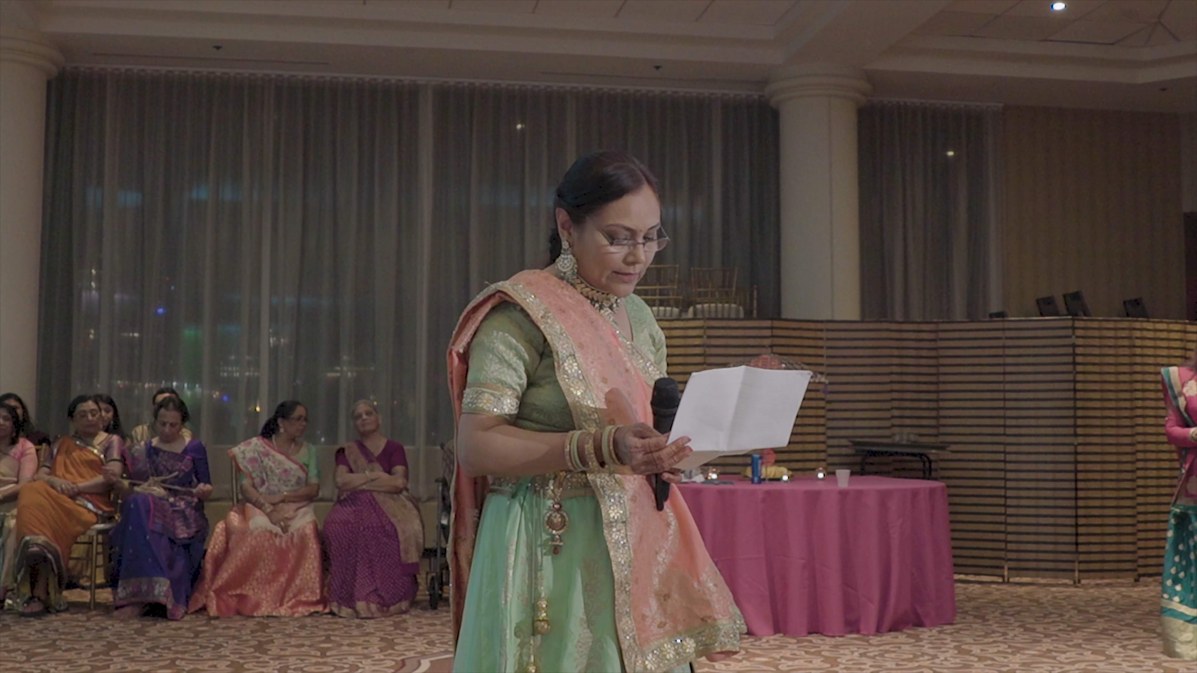 Sheraton Tysons Corner Tysons VA Wedding | Sejal & Shaleen | Sejal Mother Speech