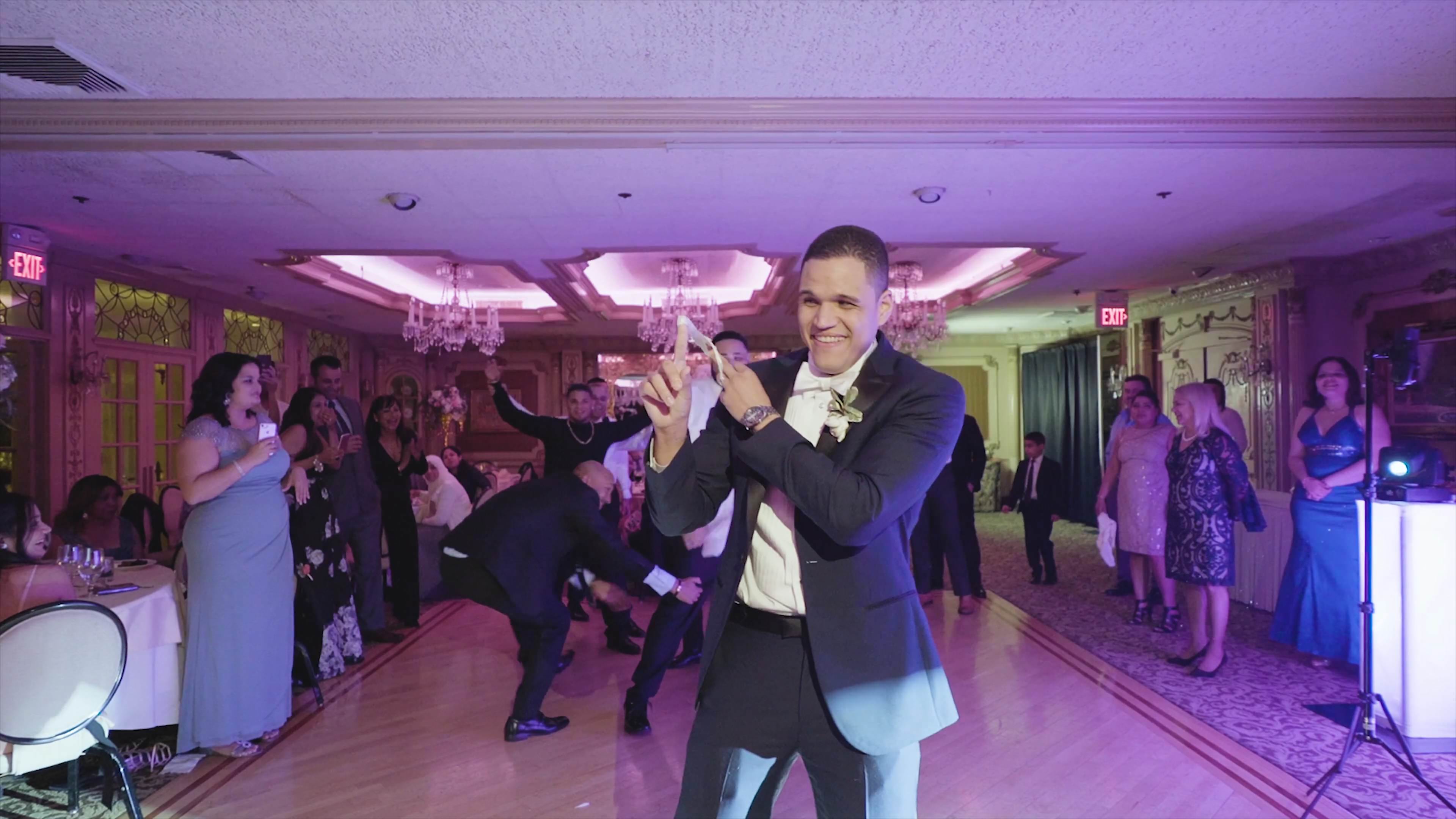 The Manor West Orange NJ Wedding | Yanet & JoseManuel | Bouquet and Garter Toss
