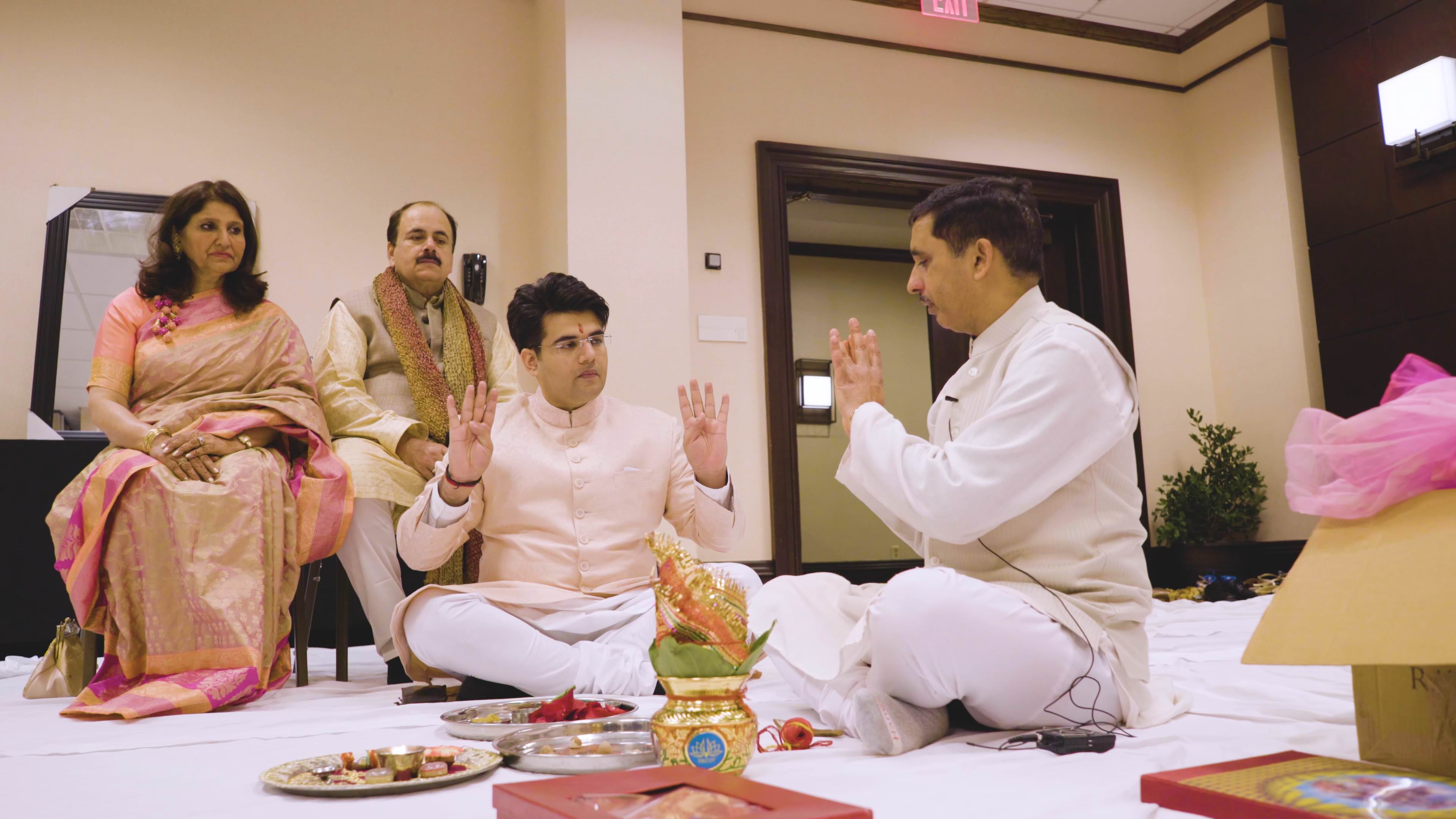 Marriott Newark Liberty International Airport EWR Wedding | Shweta & Naman | Sehrabandi Ceremony