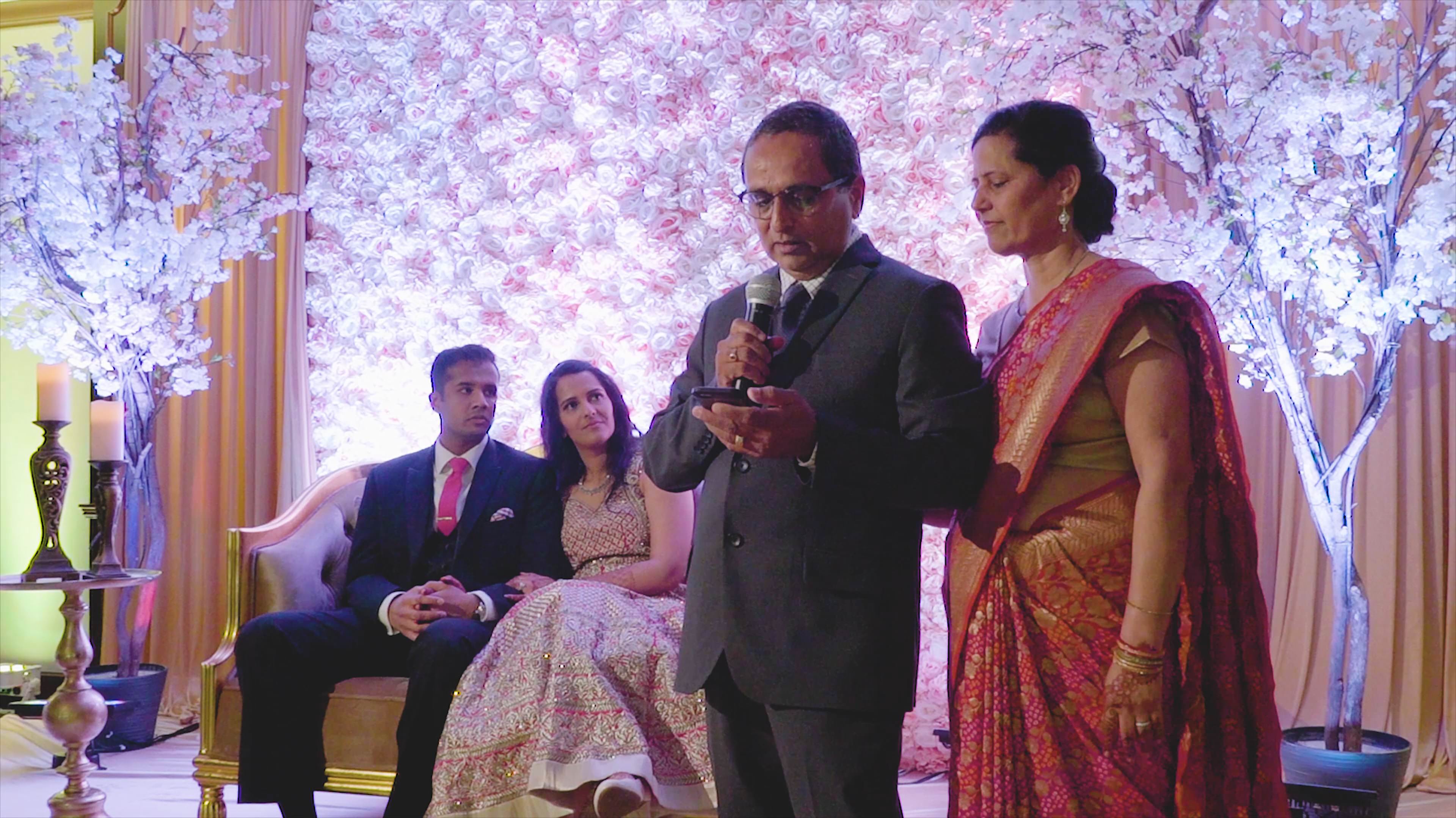 Martinsville Gardens Bridgewater NJ Wedding | Ruchi & Vishal | Ruchi Parents Speech