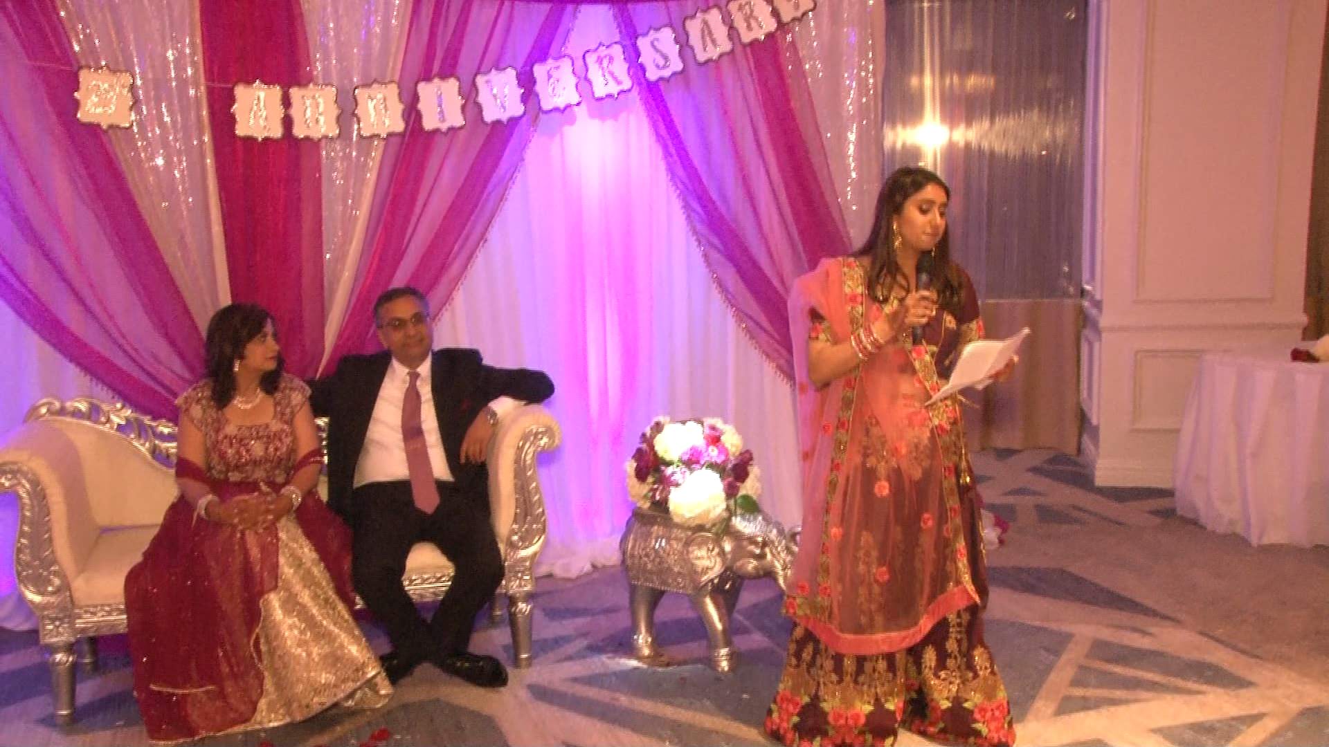 Sheraton Mahwah NJ Anniversary | Anu & Arun | Daughter Speech