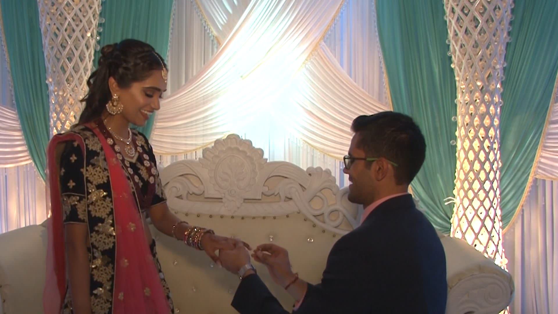 Deewan Banquet Piscataway NJ Engagement | Krishna & Nishant | Ring Ceremony