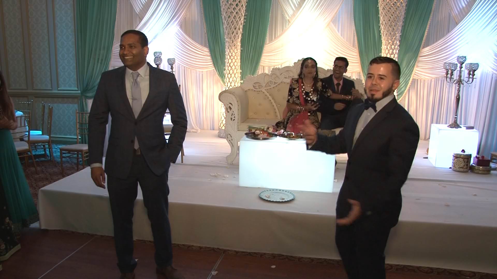 Deewan Banquet Piscataway NJ Engagement | Krishna & Nishant | Family Games