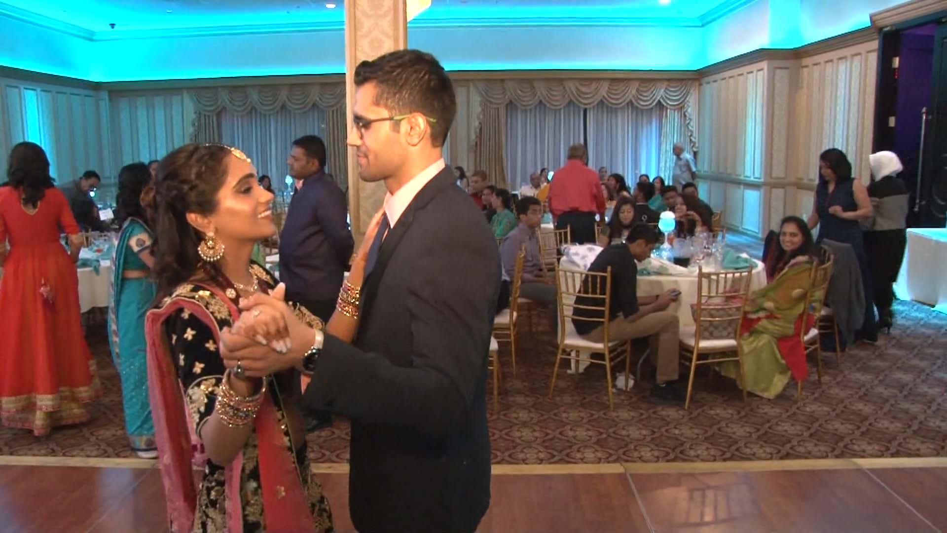 Deewan Banquet Piscataway NJ Engagement | Krishna & Nishant | First Dance