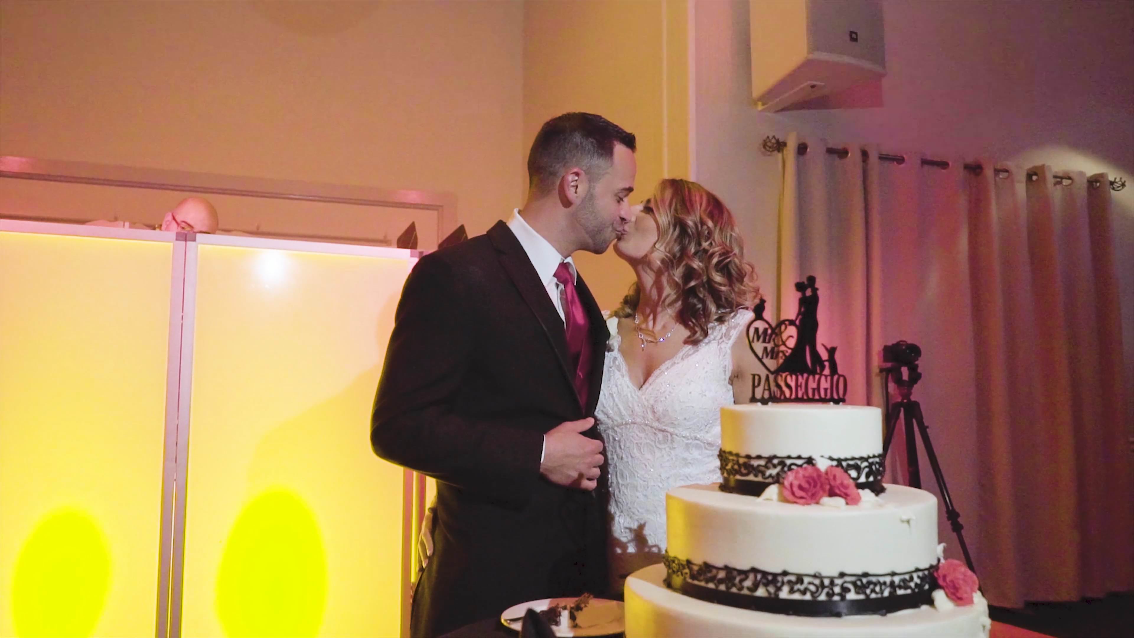 McLoones Pier House Long Branch NJ Wedding | Geraldine & Daniel | Cake Cutting