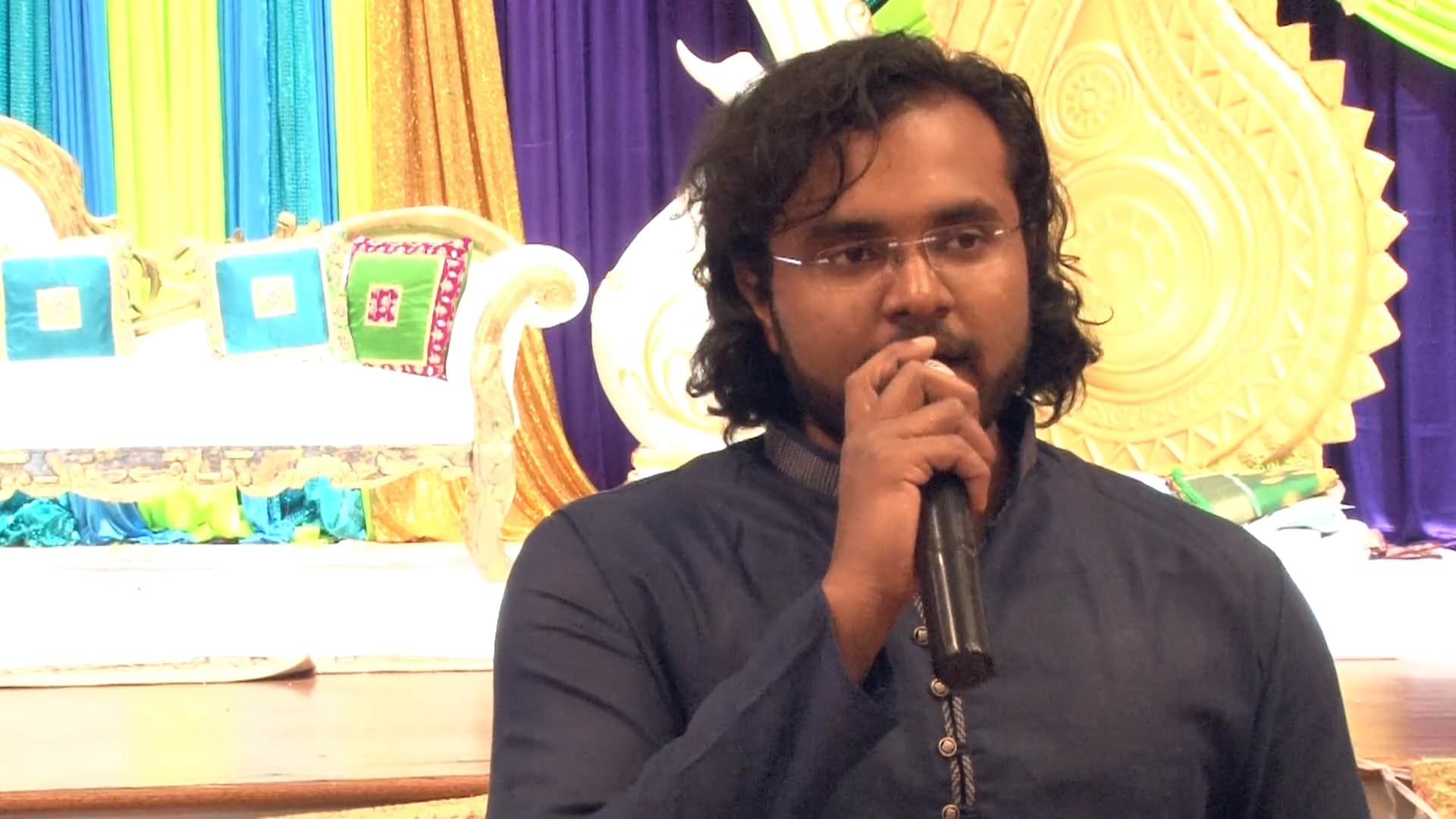 Tagore Banquet Hall Somerset NJ Engagement | Shrutika & Prasad | Shrutika Friend Singing