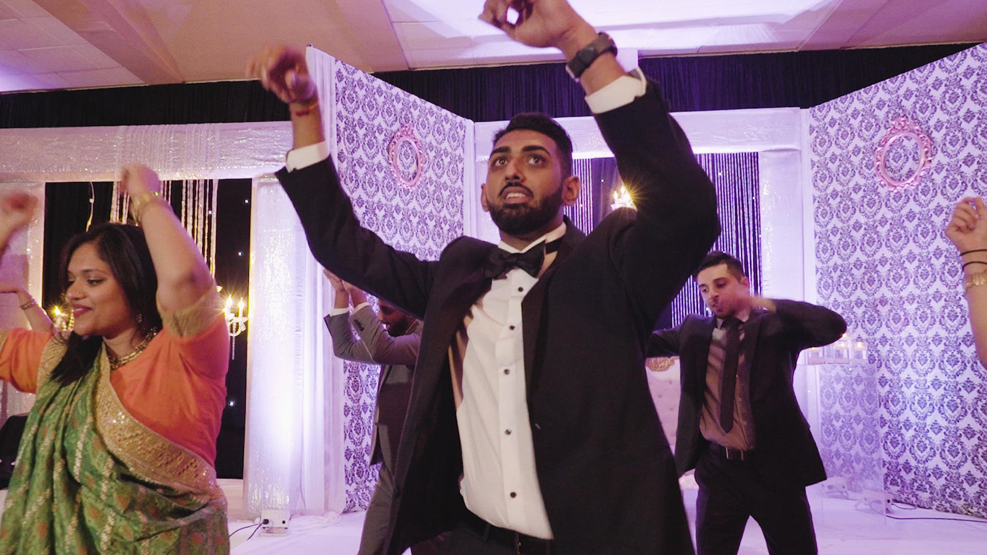 Quality Inn And Suites Batavia NY Engagement | Janki & Neal | Neal’s Friend Dance