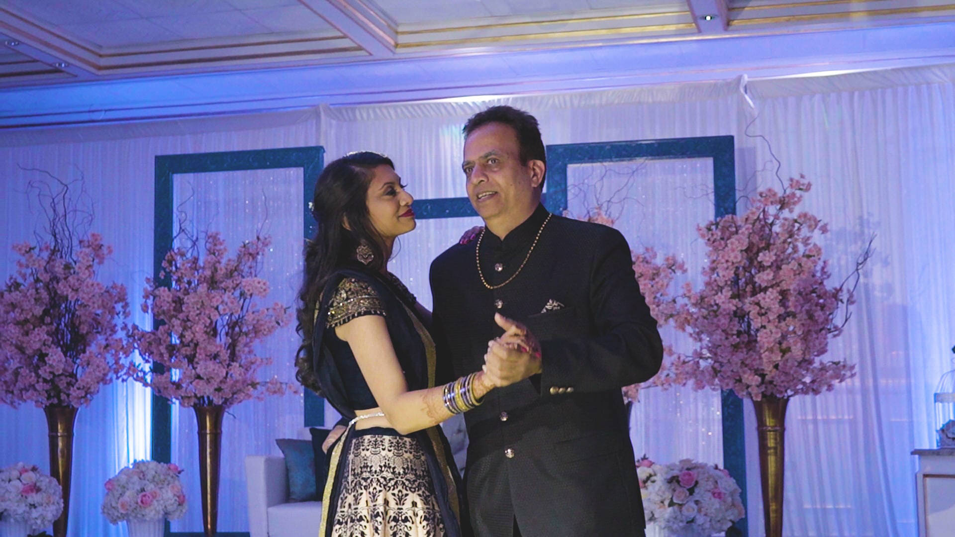 Royal Manor Garfield NJ Fusion Wedding | Khusbu & Jeff | Father Daughter Dance