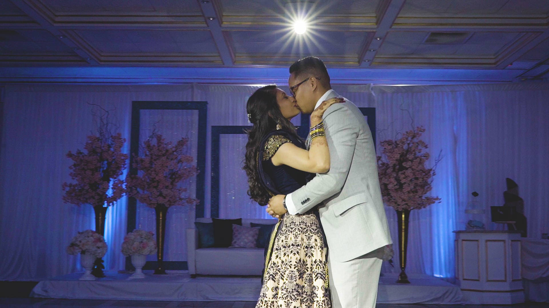 Royal Manor Garfield NJ Fusion Wedding | Khusbu & Jeff | First Dance