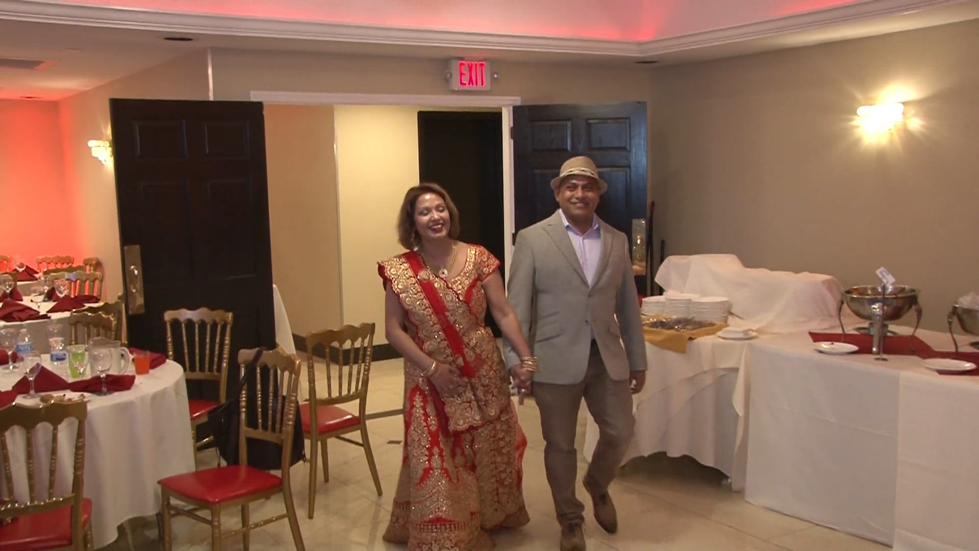 Deewan Banquet Piscataway NJ Reception | Sunita & Pravin | Grand Entrance