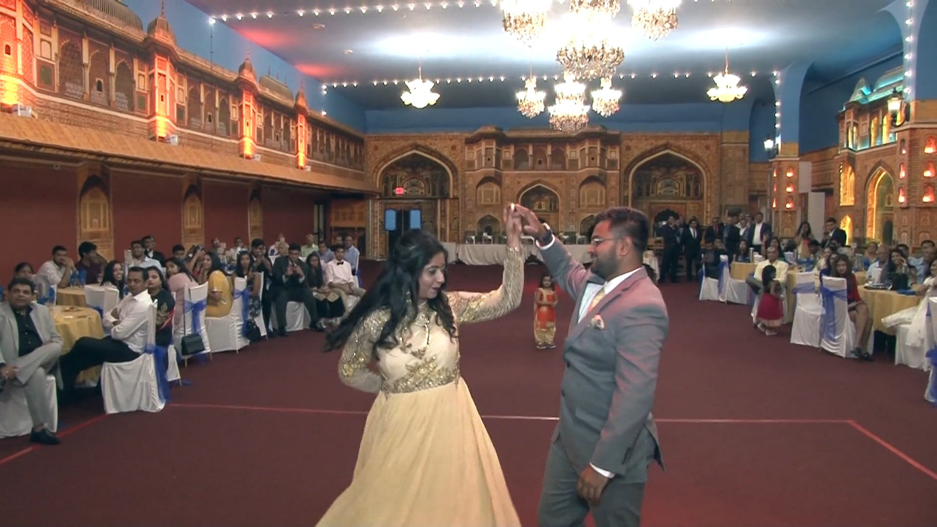 Royal Alberts Palace Fords NJ Engagement | Vidhi & Priyank | First Dance