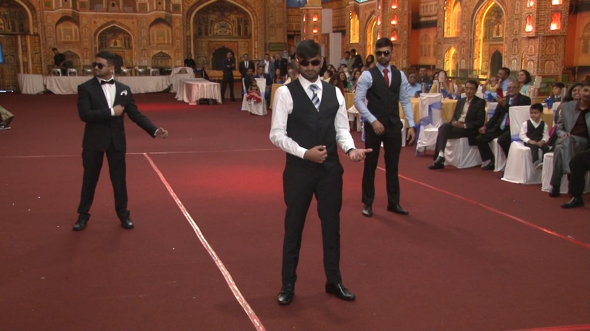 Royal Alberts Palace Fords NJ Engagement | Vidhi & Priyank | Groom Family Dance