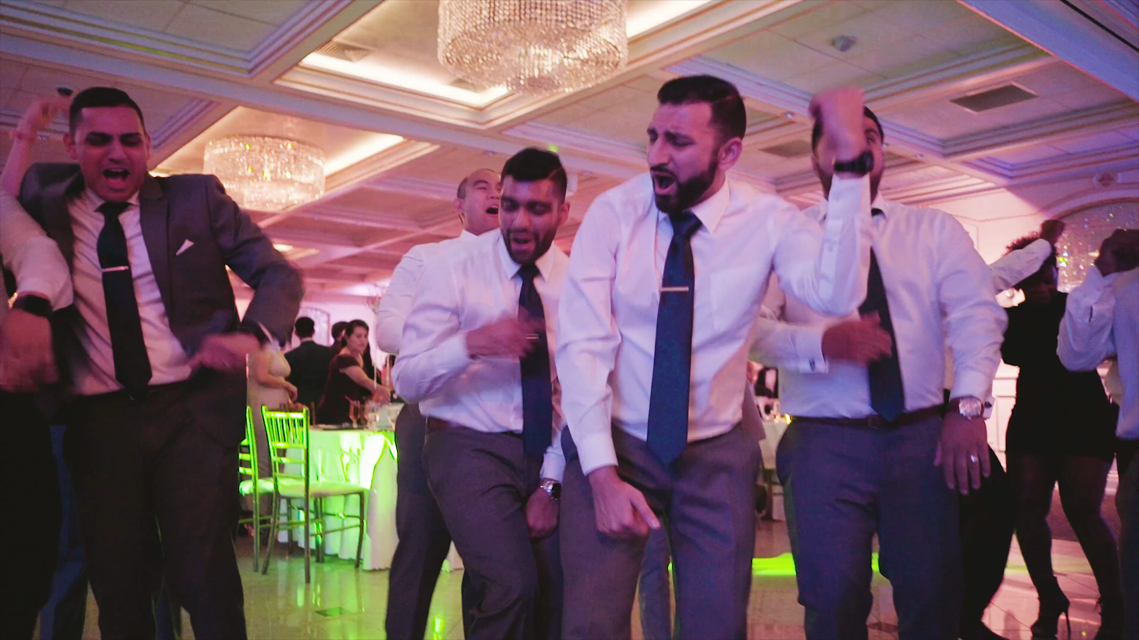 Royal Manor Garfield NJ Fusion Wedding | Khusbu & Jeff | Reception Dancing