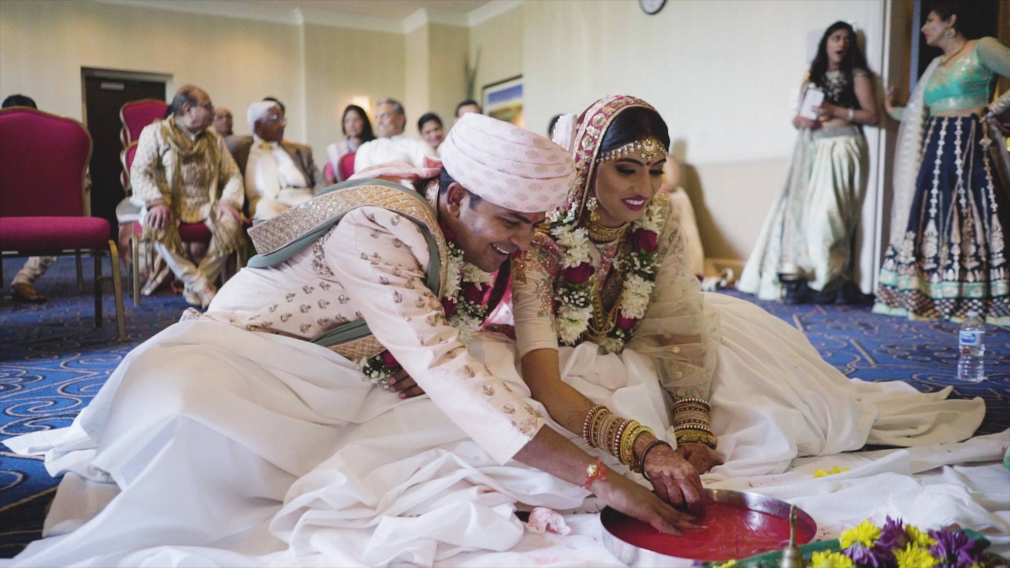 Hilton Richmond Hotel & Spa Short Pump VA Hindu Wedding | Gina & Dharav | Coin Game