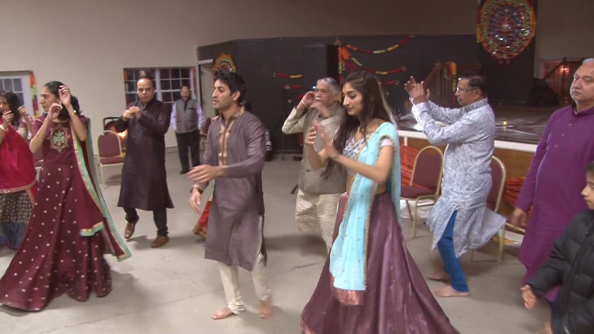 Vraj Temple Schuylkill Haven Pa Anniversary | Saroj & Krishnakant | Garba