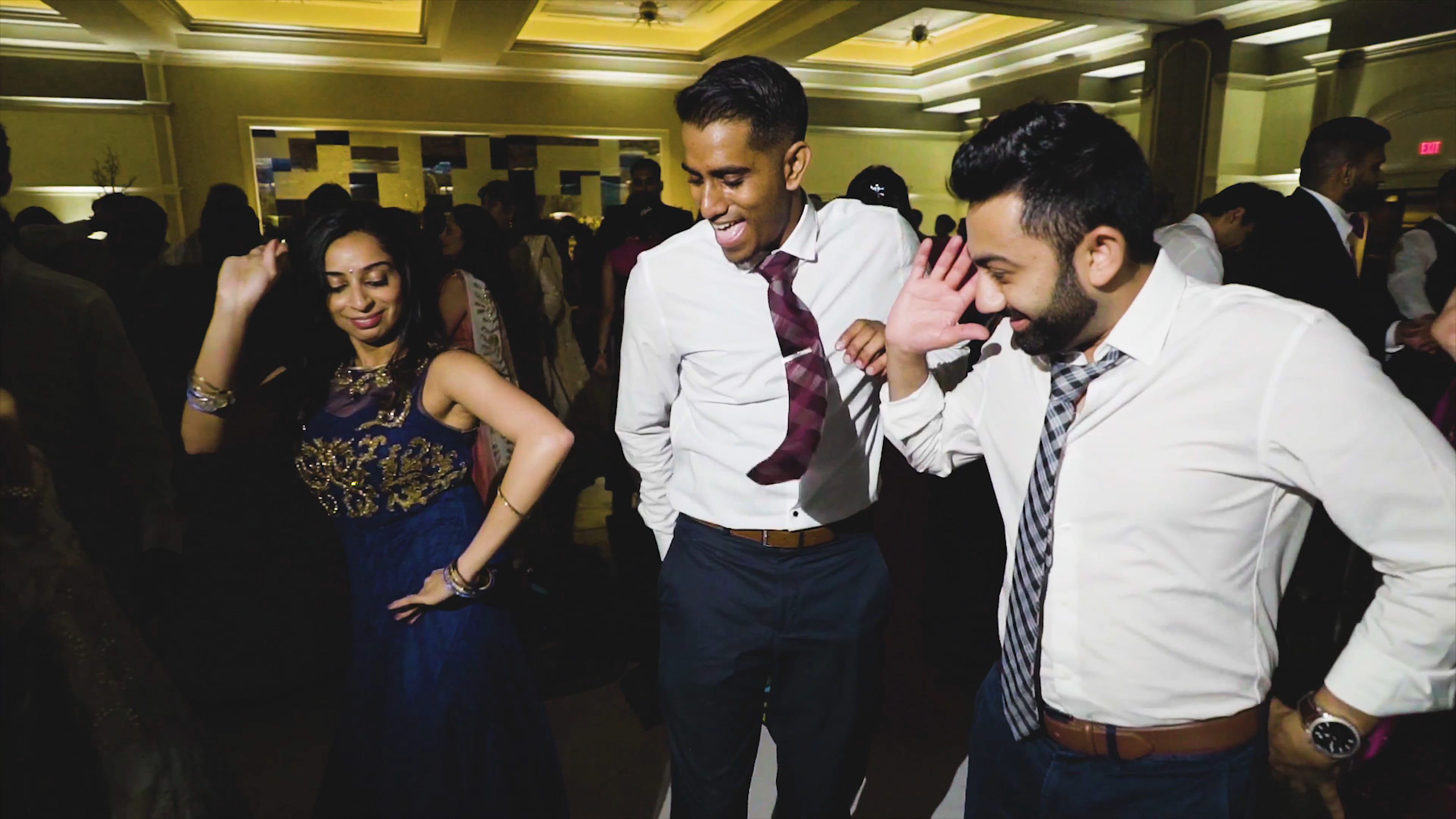 Hilton Richmond Hotel & Spa Short Pump VA Hindu Wedding | Gina & Dharav | Reception Dancing