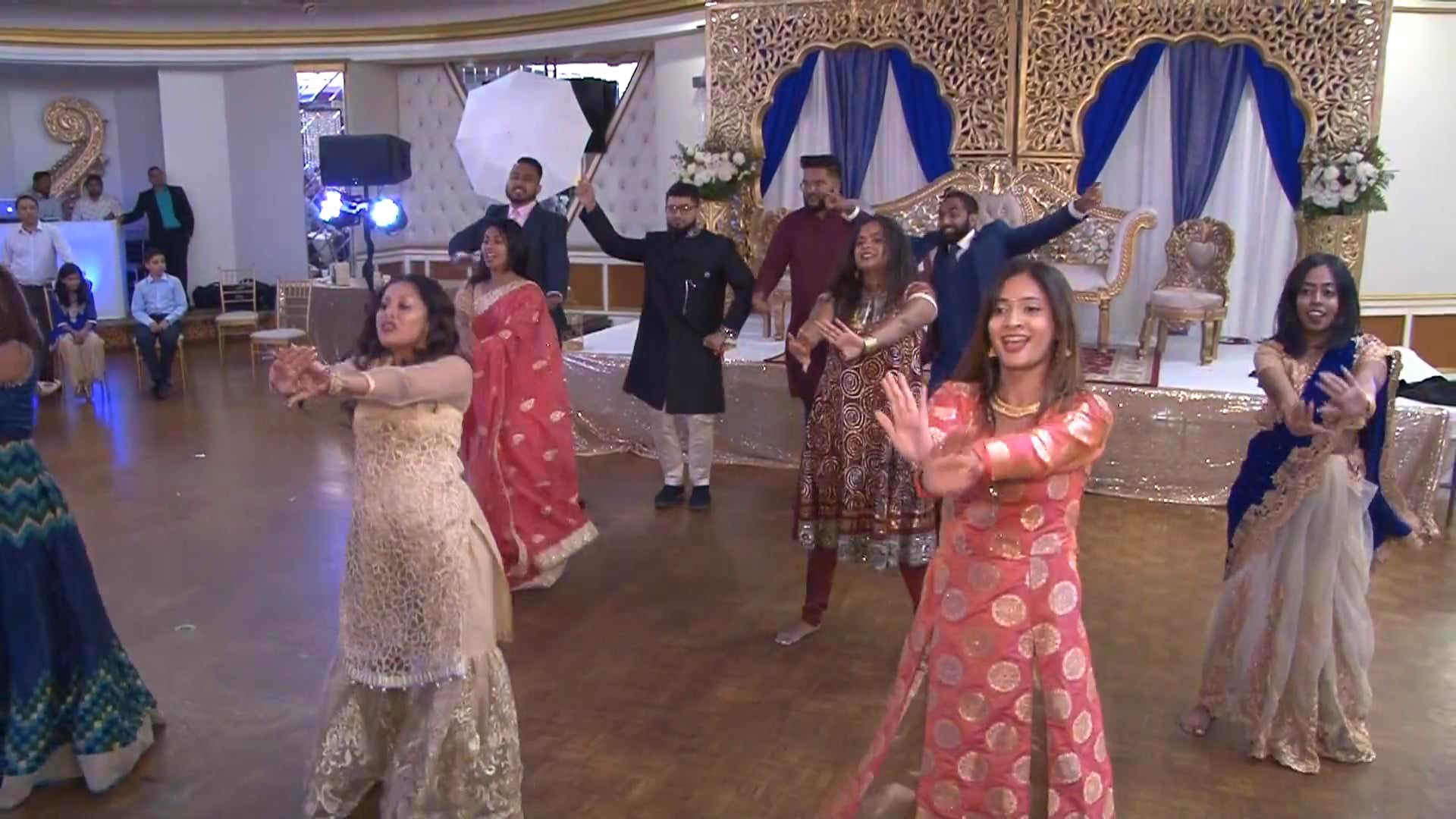 Woodhaven Manor Woodhaven NY Engagement | Sharmin & Faizan | Friends Dance
