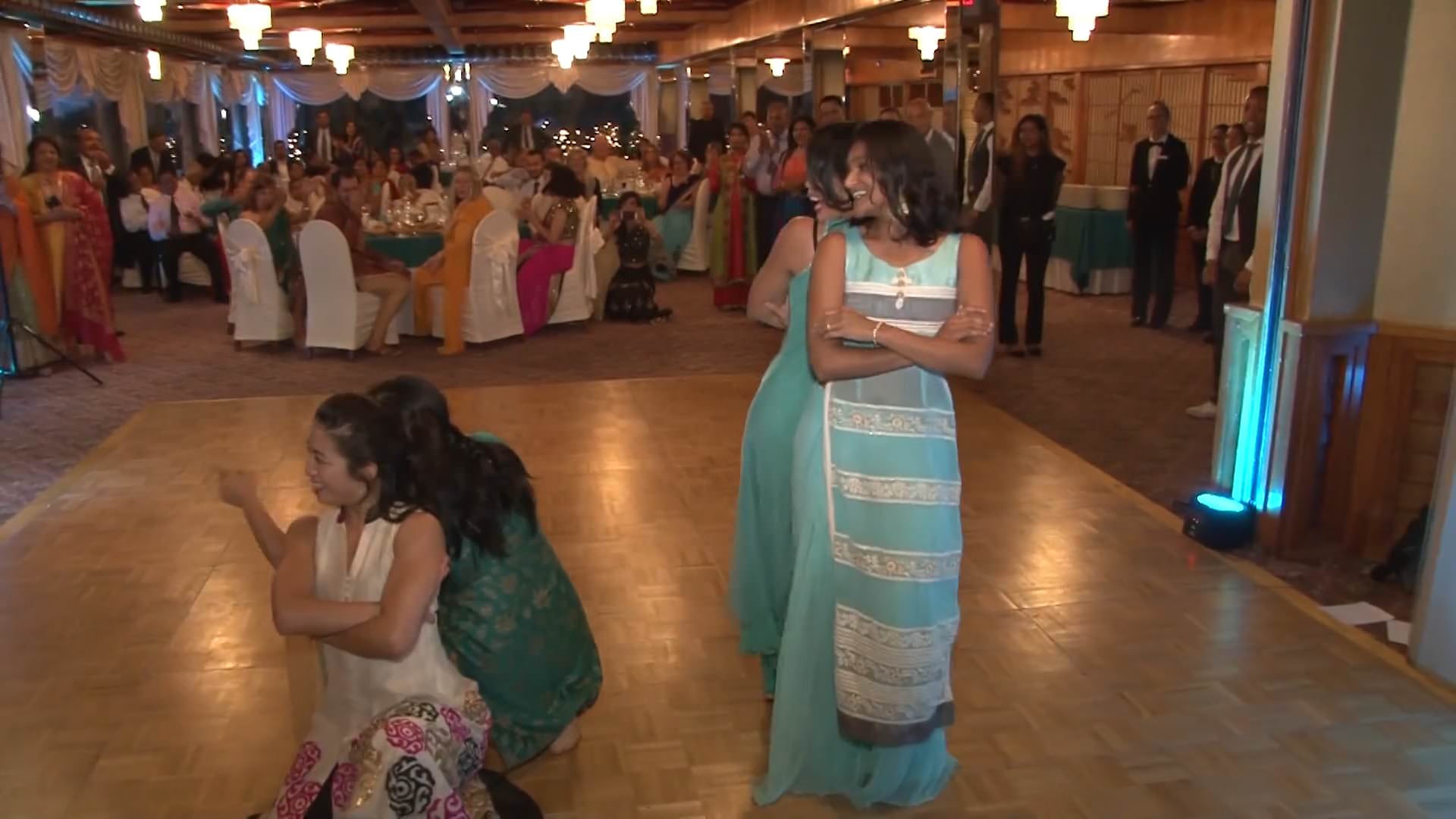 The Views At Mount Fuji Hillburn NY Hindu Wedding | Roshni & Matthew | Bridesmaids Dance