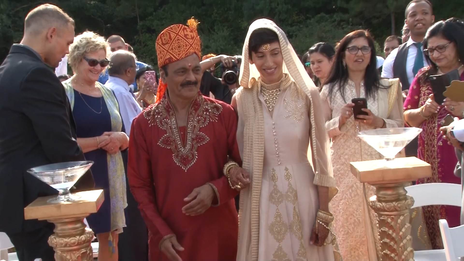 The Views At Mount Fuji Hillburn NY Hindu Wedding | Roshni & Matthew | Bride Grand Entrance