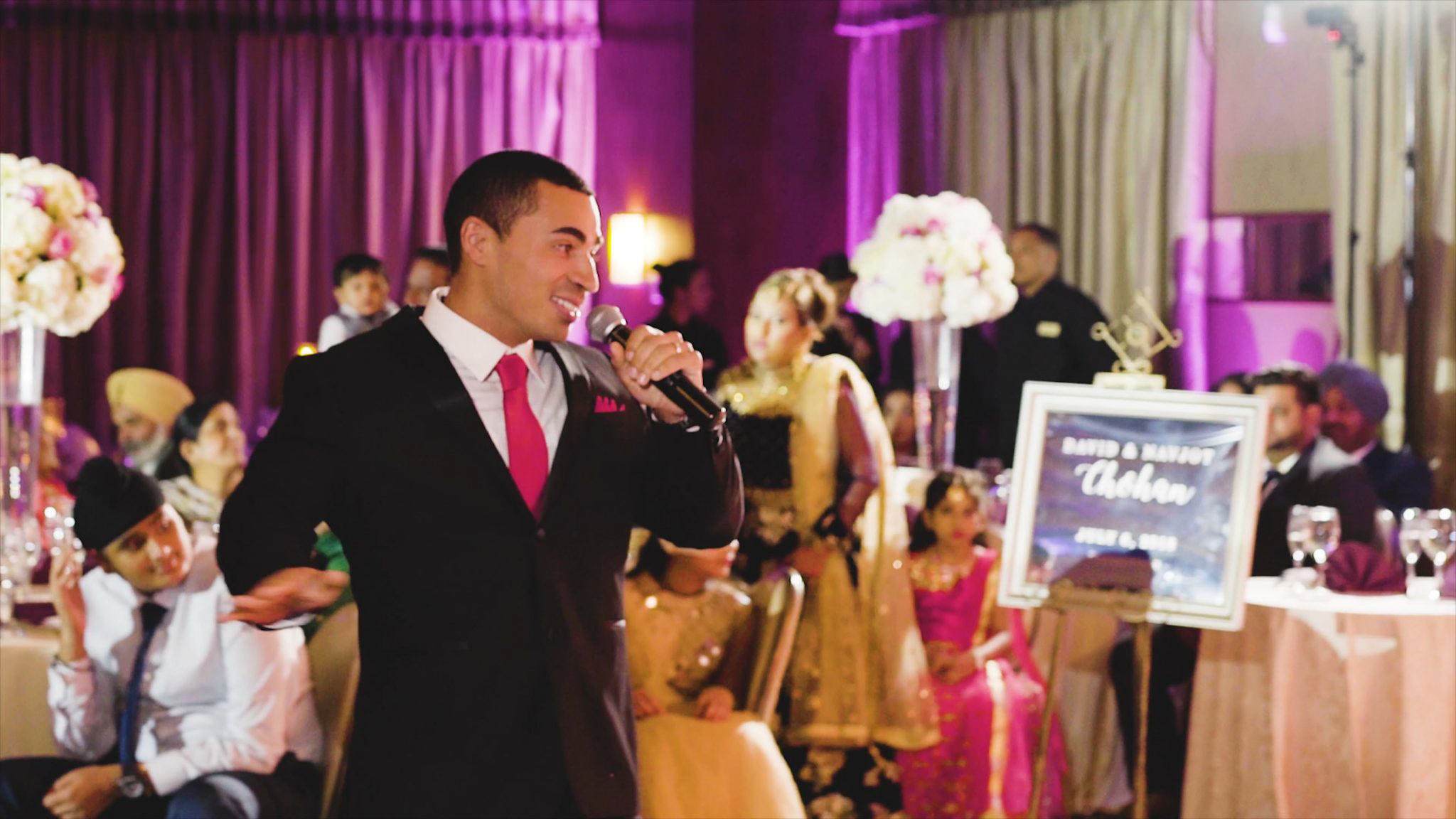 The Imperia Somerset NJ Sikh Wedding | Navjot & David | Carlo Best Man Speech