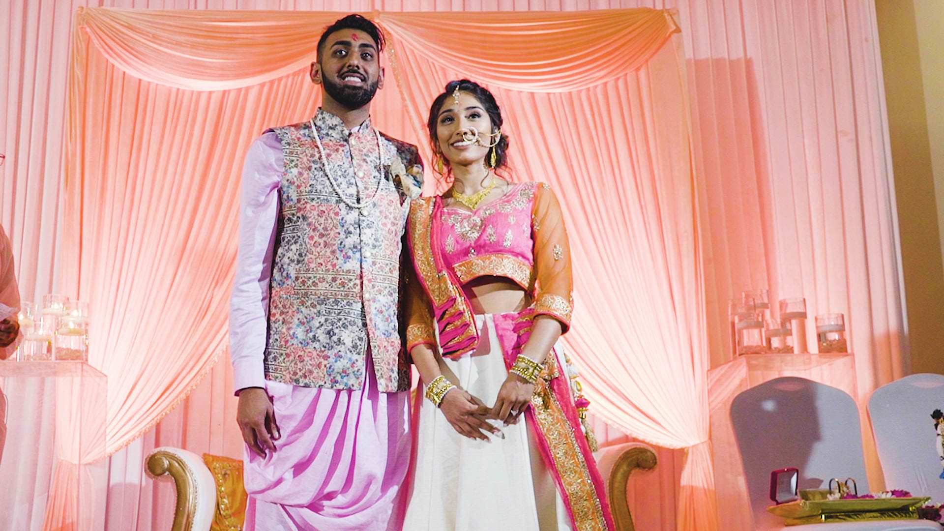 Quality Inn and Suites Batavia New York Engagement | Janki & Neal | Wedding Ceremony