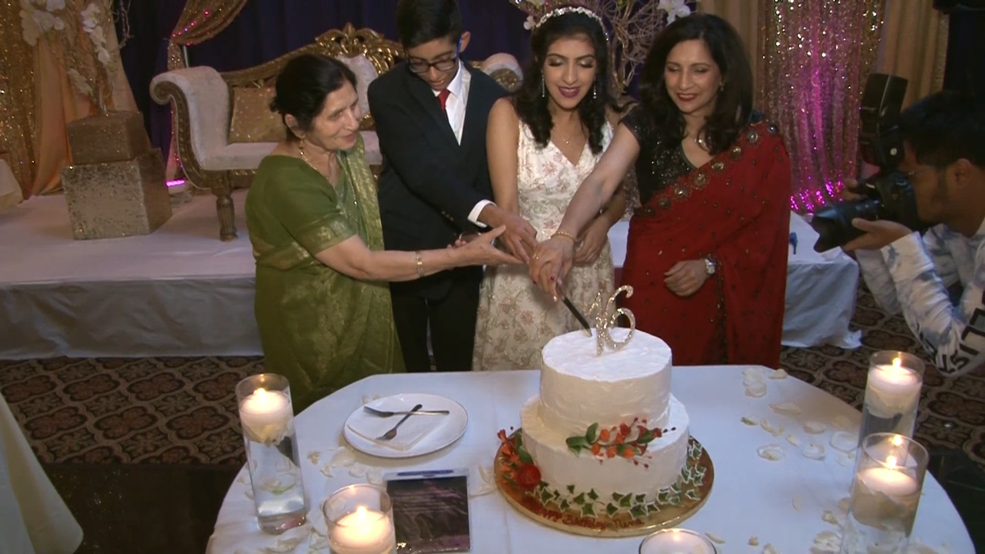 Deewan Banquet Piscataway NJ Sweet 16 | Neha Sweet 16 | Cake Cutting