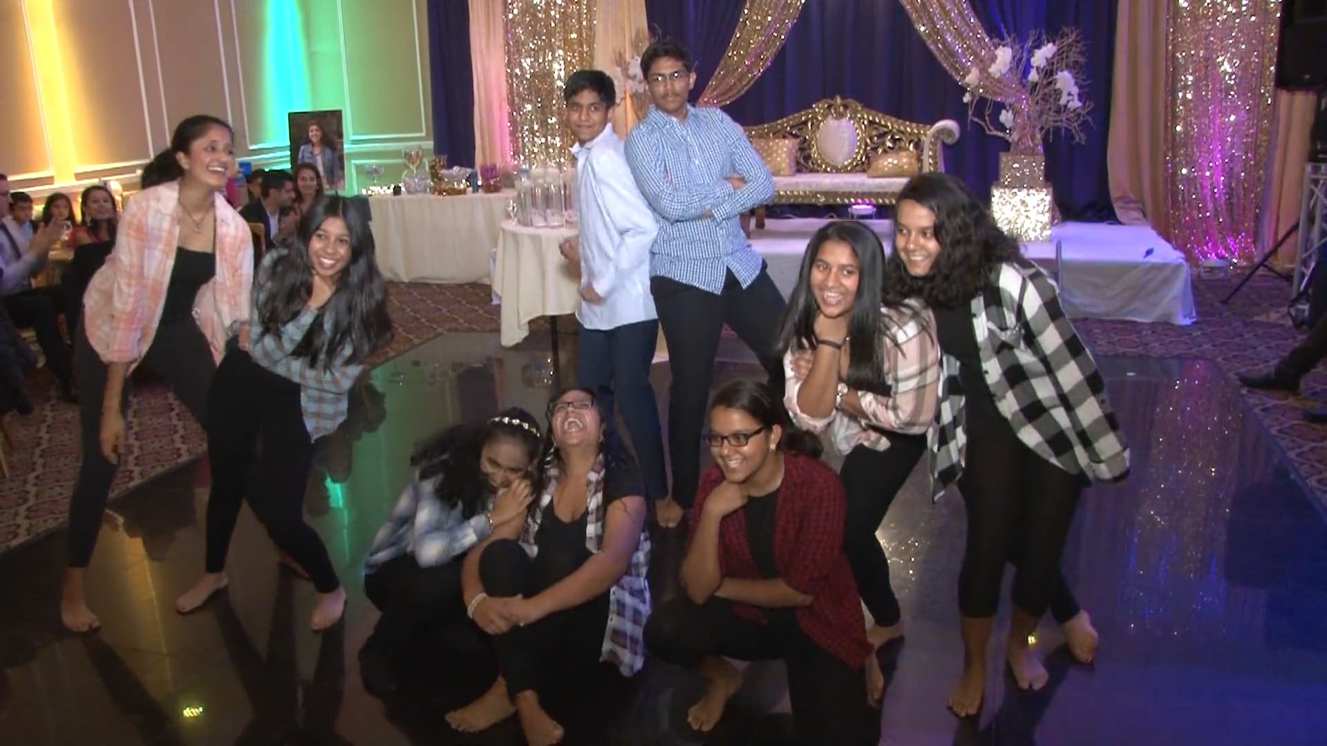Deewan Banquet Piscataway NJ Sweet 16 | Neha Sweet 16 | Friends Group Dance