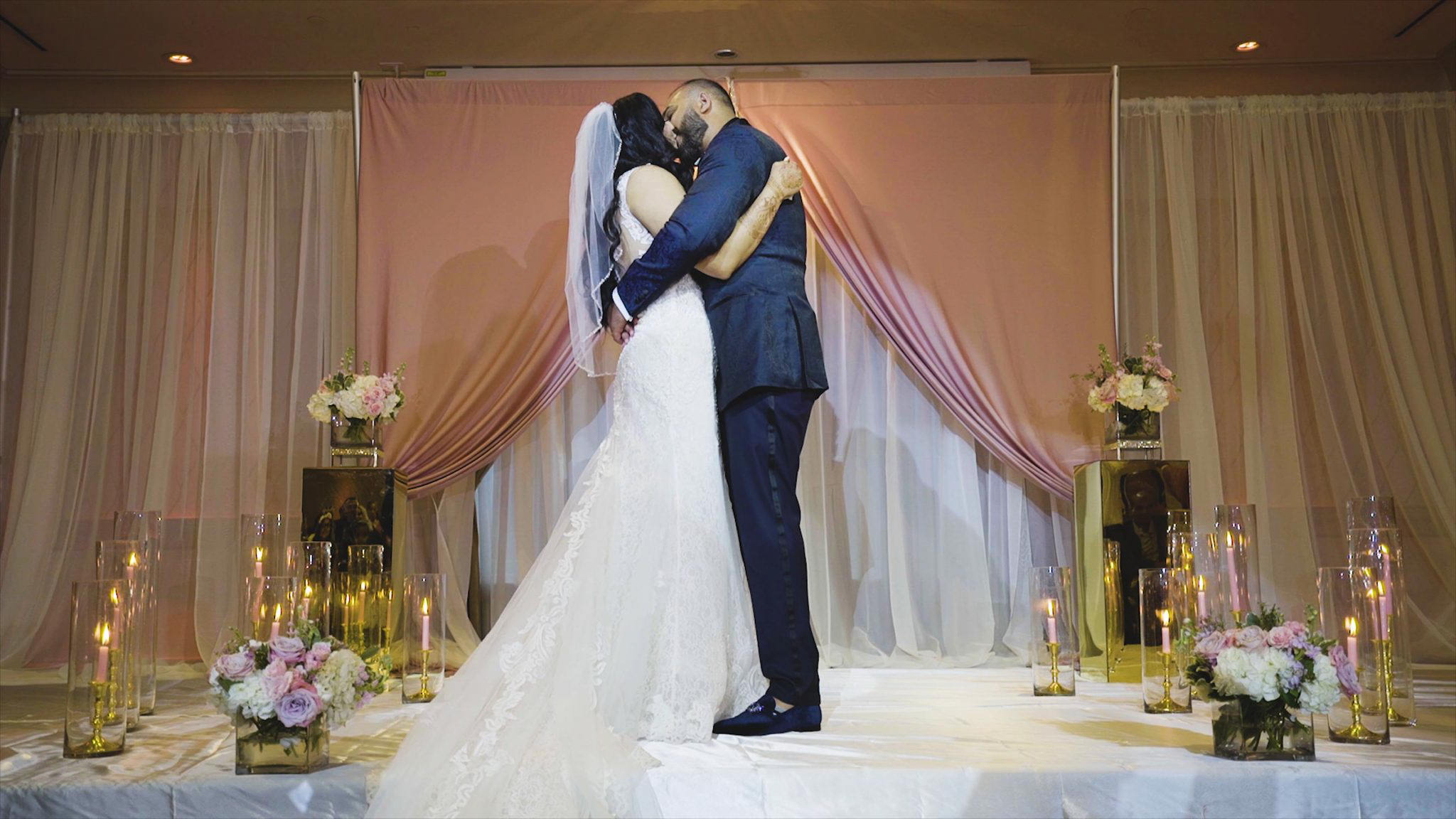 Marigold Somerset NJ Fusion Wedding | Estenia & Pritpal | Christian Ceremony