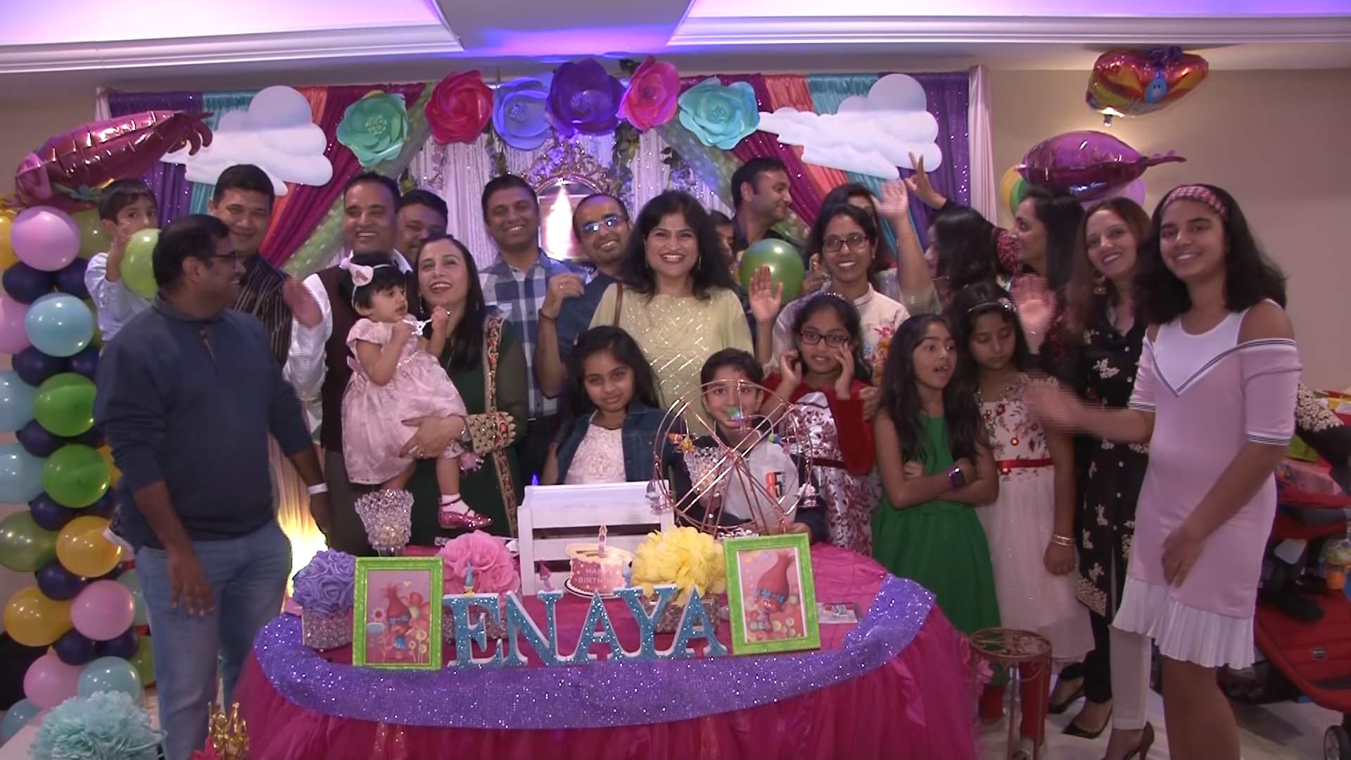Deewan Banquet Piscataway NJ Birthday | Enaya Birthday | Cake Cutting