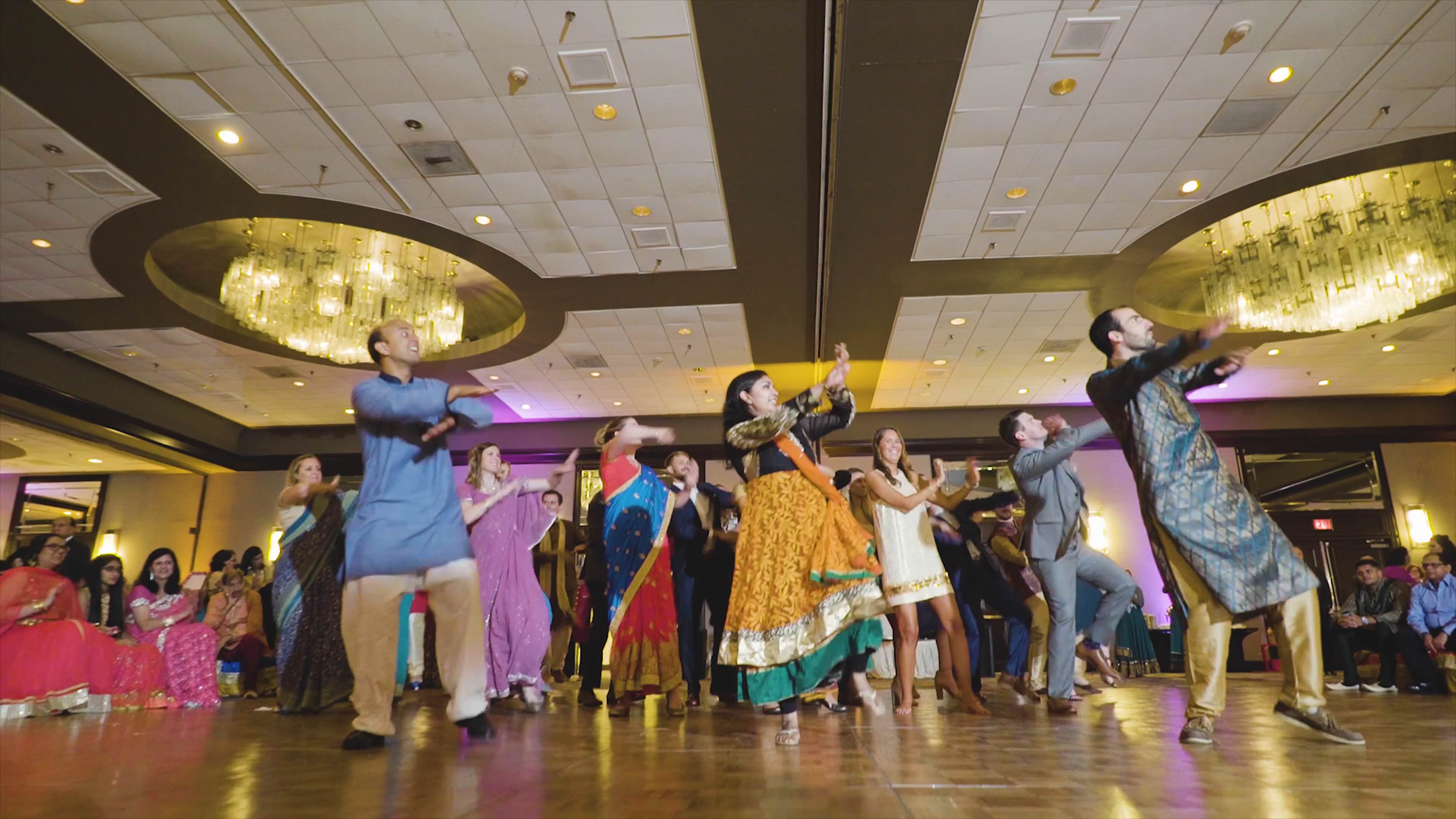 Pen Ryn Estate Bensalem PA Fusion Wedding | Aditi & Peter | Friends Dance