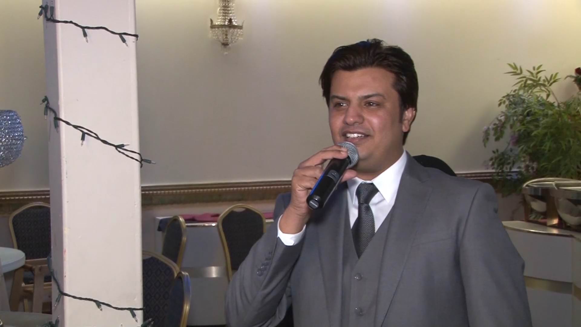 Shezan Restaurant & Banquet Hall Edison NJ Muslim Wedding | Tanzeela & Ali | Groom Singing Performance