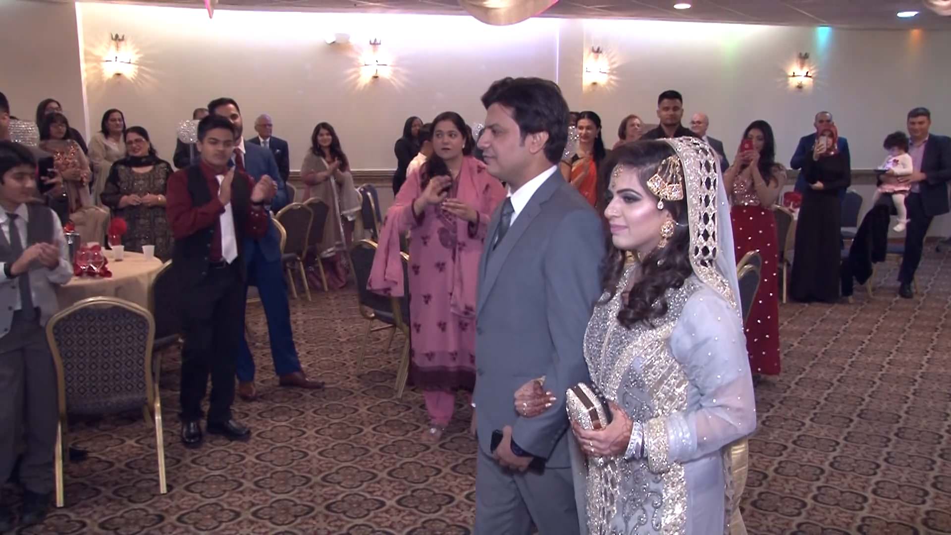Shezan Restaurant & Banquet Hall Edison NJ Muslim Wedding | Tanzeela & Ali | Grand Entrance