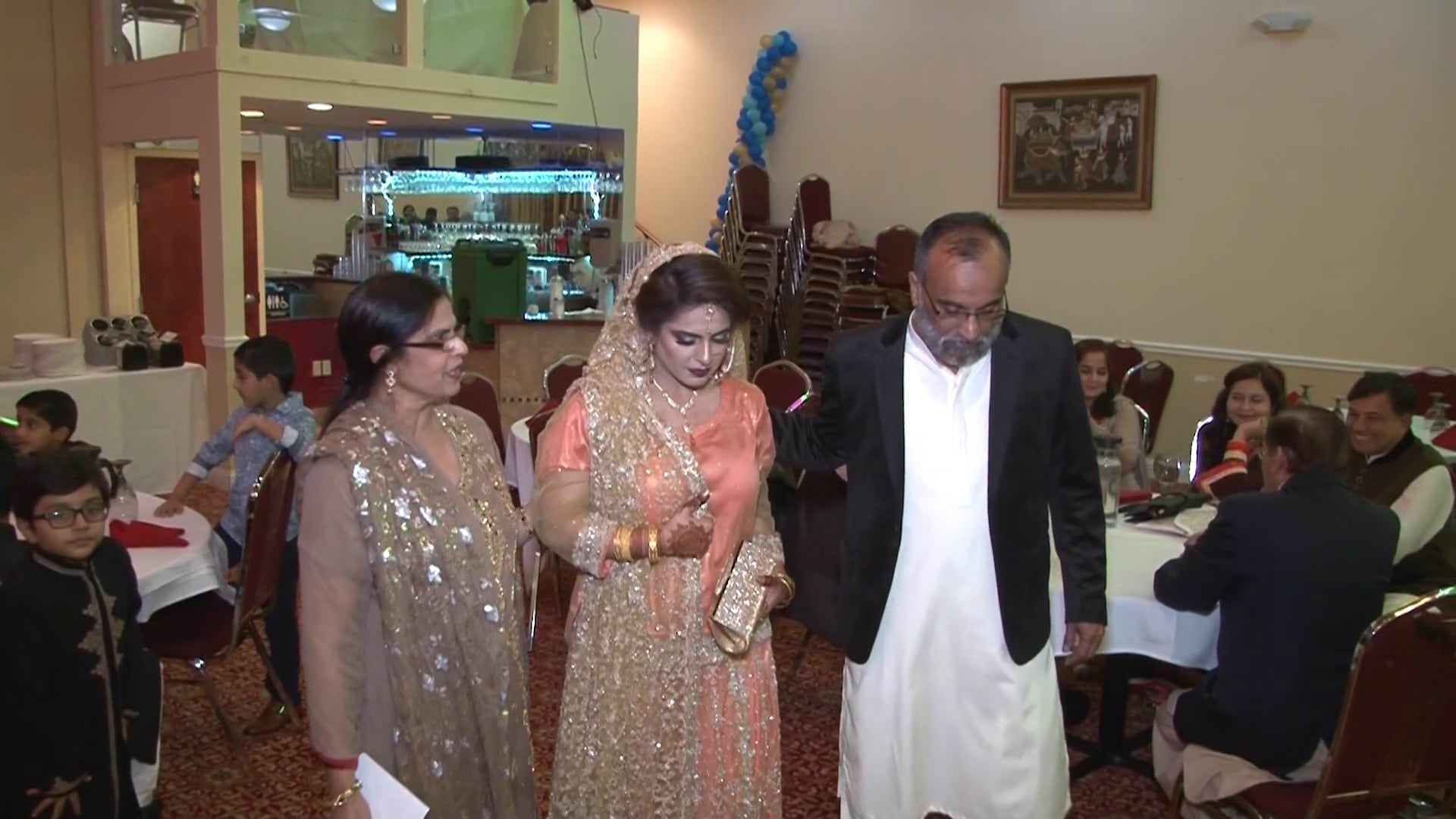 Shezan Restaurant & Banquet Hall Edison NJ Muslim Wedding | Tanzeela & Ali | Bride Entrance