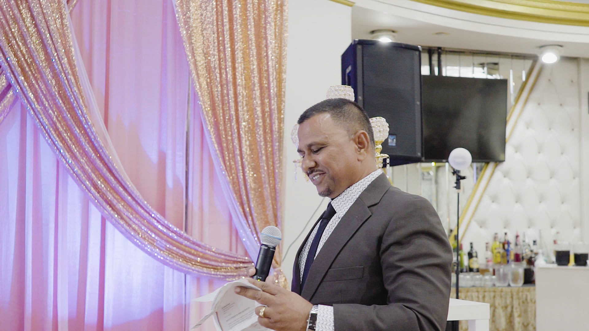 Woodhaven Manor Woodhaven NY Hindu Wedding | Veann & Mario | Emanuel Speech