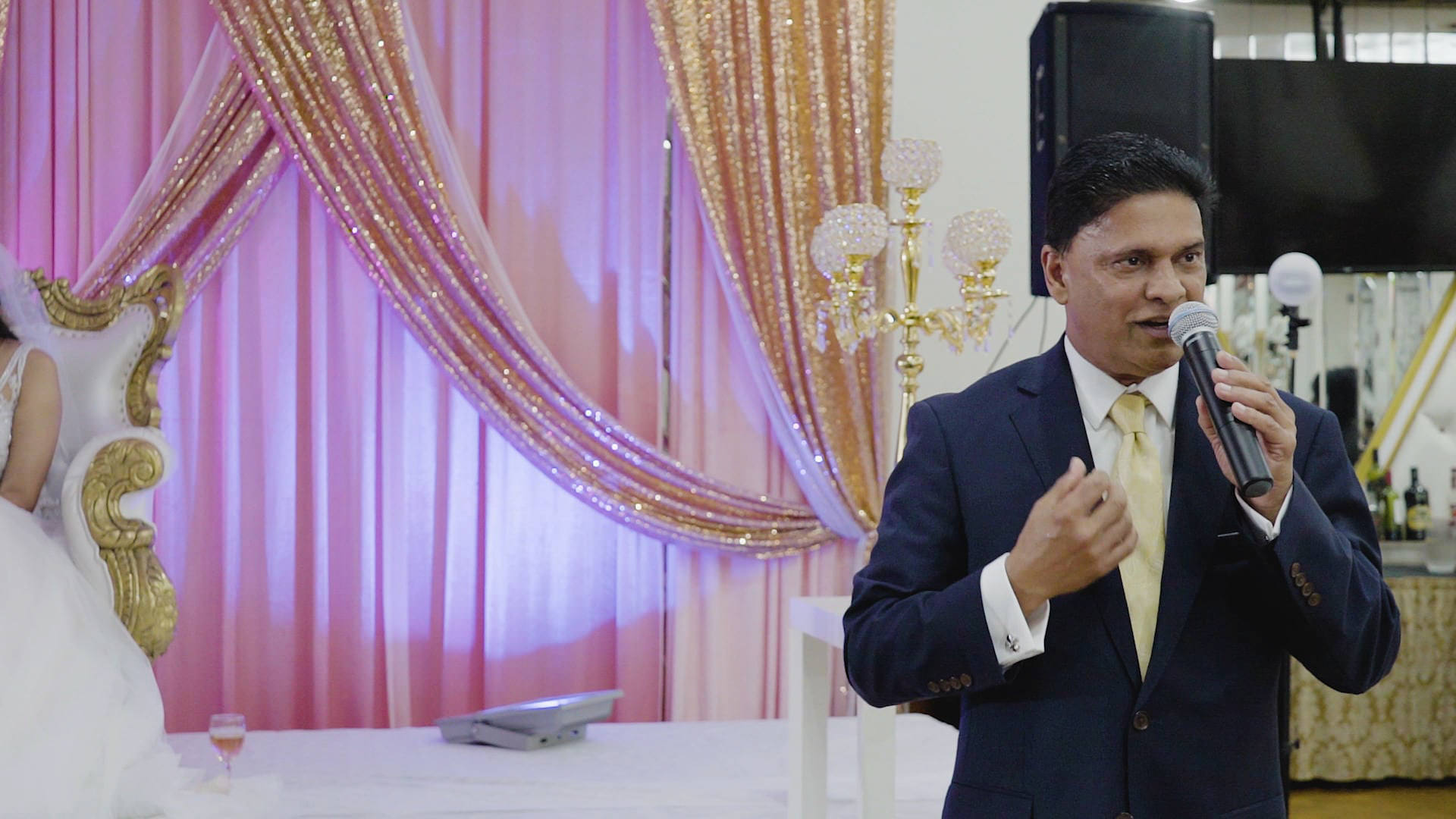 Woodhaven Manor Woodhaven NY Hindu Wedding | Veann & Mario | Pradeep Speech