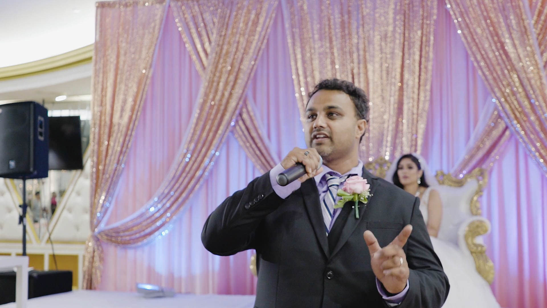 Woodhaven Manor Woodhaven NY Hindu Wedding | Veann & Mario | Bride Brother Speech