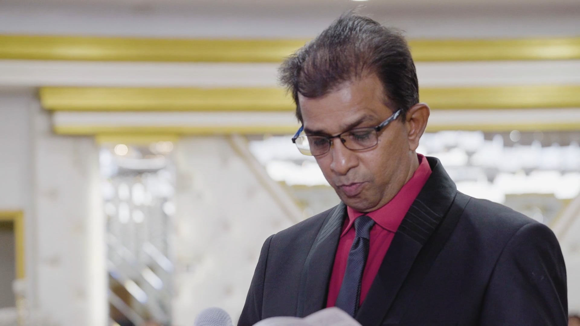 Woodhaven Manor Woodhaven NY Hindu Wedding | Veann & Mario | Groom Uncle Speech
