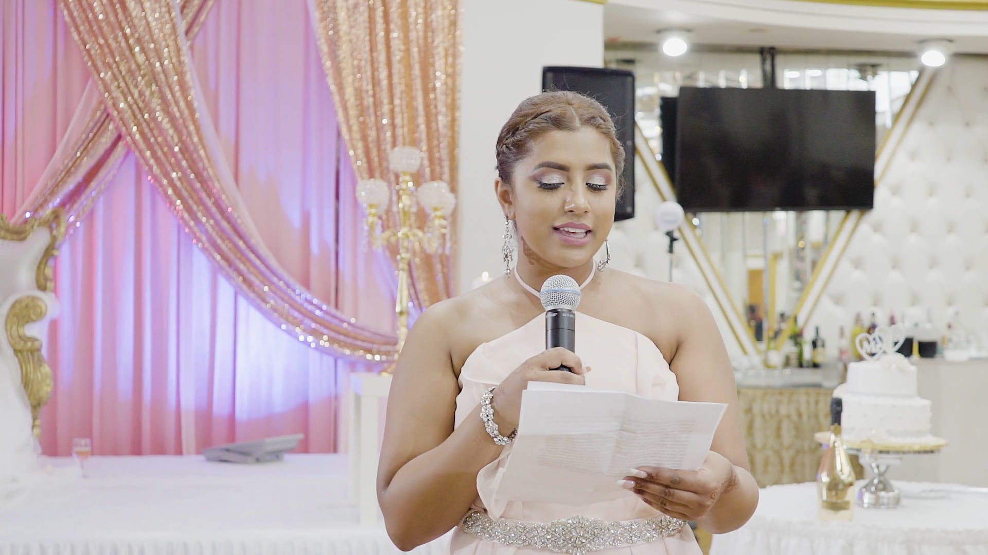 Woodhaven Manor Woodhaven NY Hindu Wedding | Veann & Mario | Maid of Honor Speech