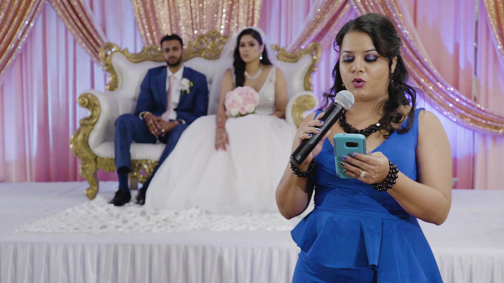 Woodhaven Manor Woodhaven NY Hindu Wedding | Veann & Mario | Groom Cousin Speech