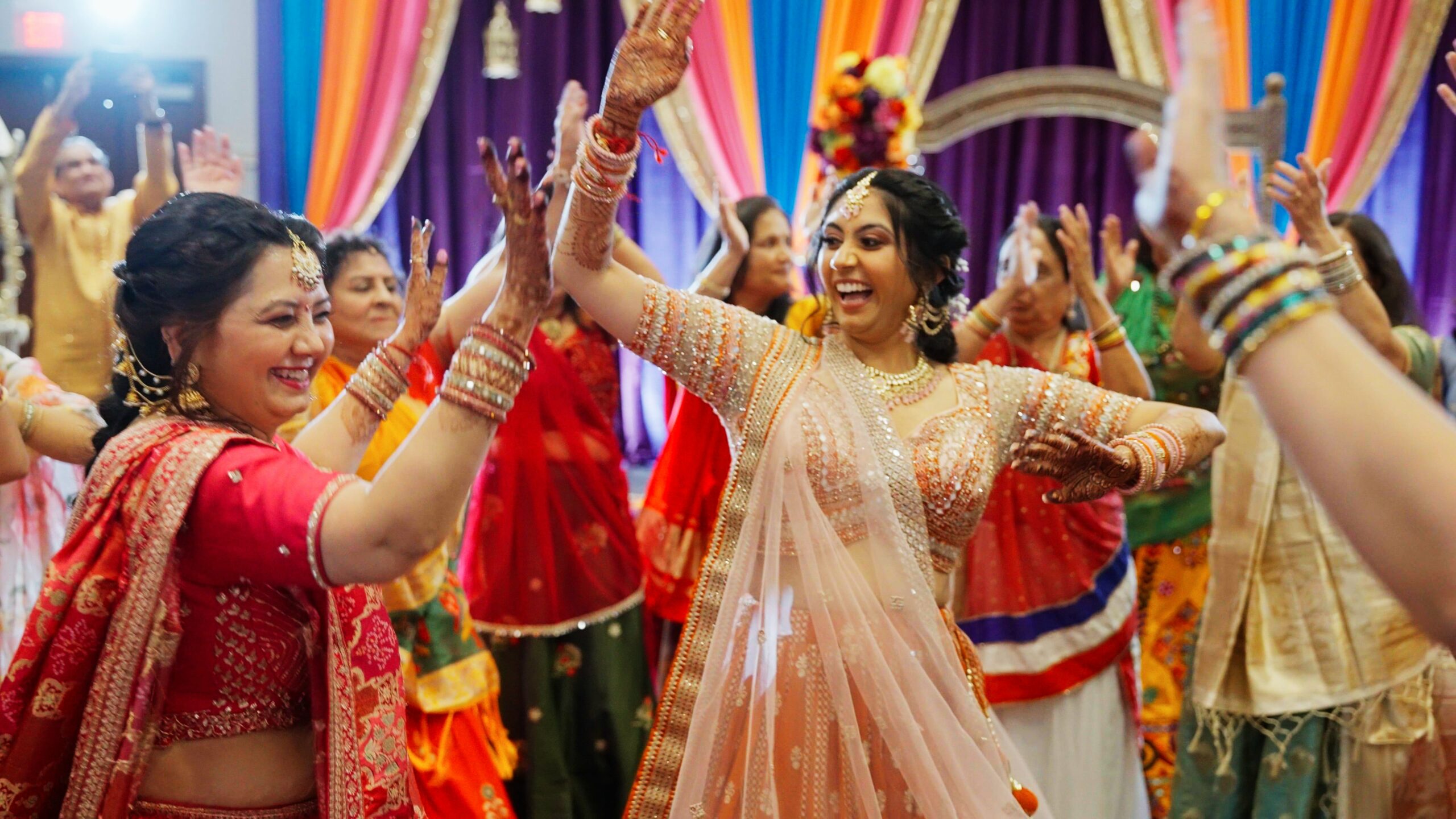 Hyatt Regency Dulles Herndon VA Hindu Wedding | Jahnvi & Rajan | Garba Part 2