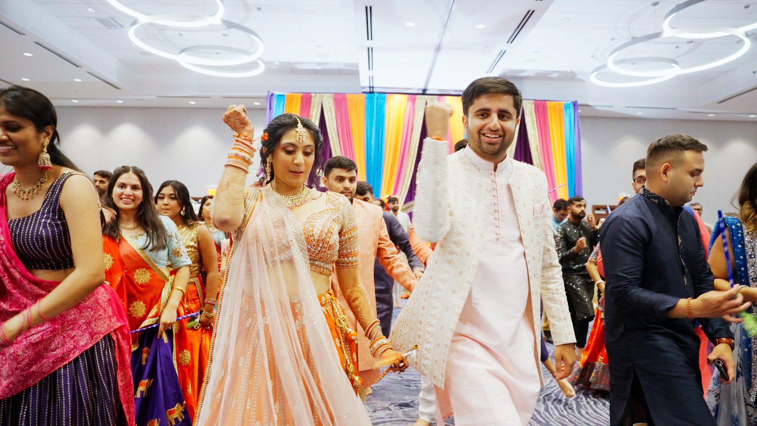 Hyatt Regency Dulles Herndon VA Hindu Wedding | Jahnvi & Rajan | Raas