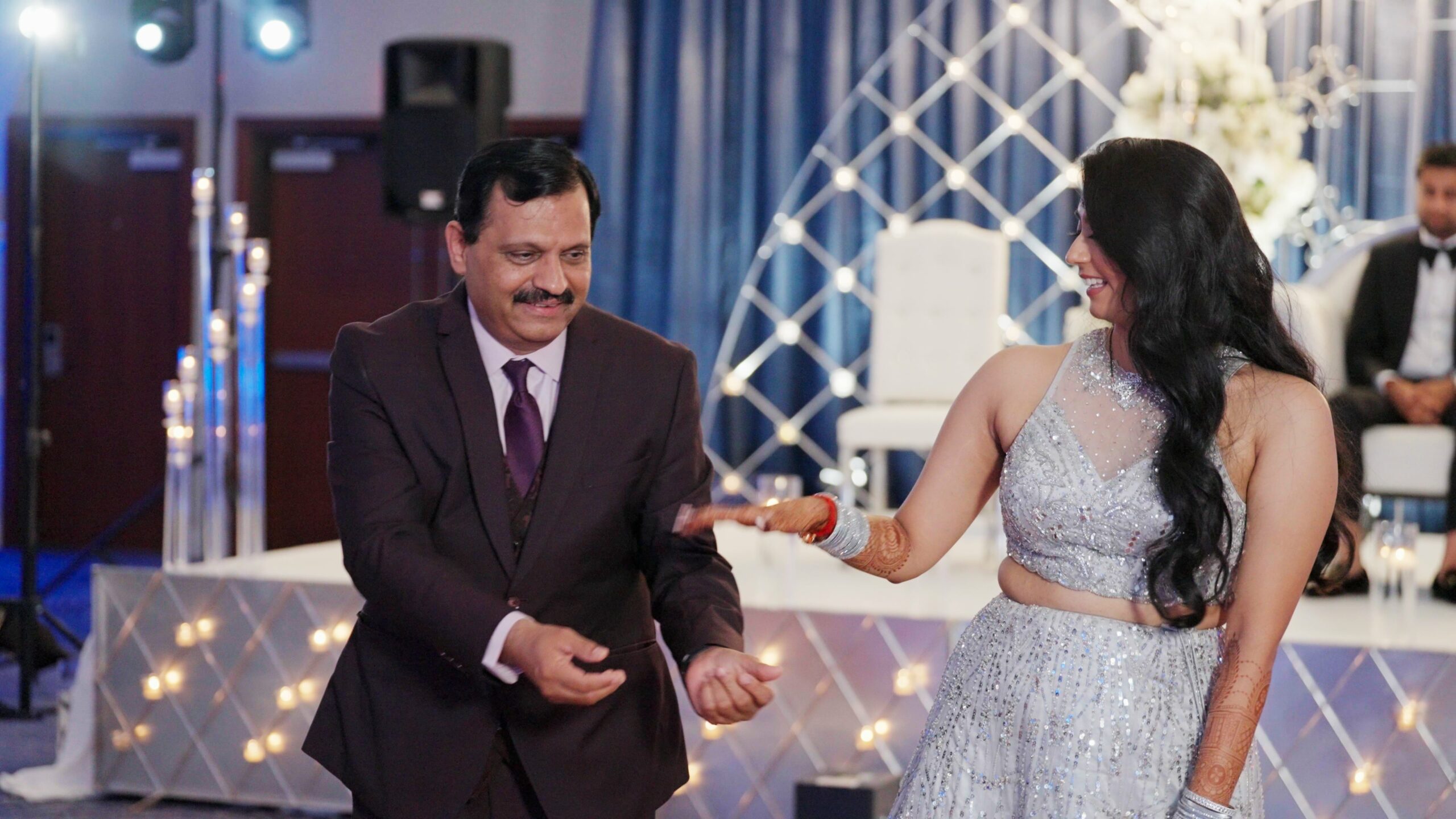 Hyatt Regency Dulles Herndon VA Hindu Wedding | Jahnvi & Rajan | Reception Father Daughter Dance