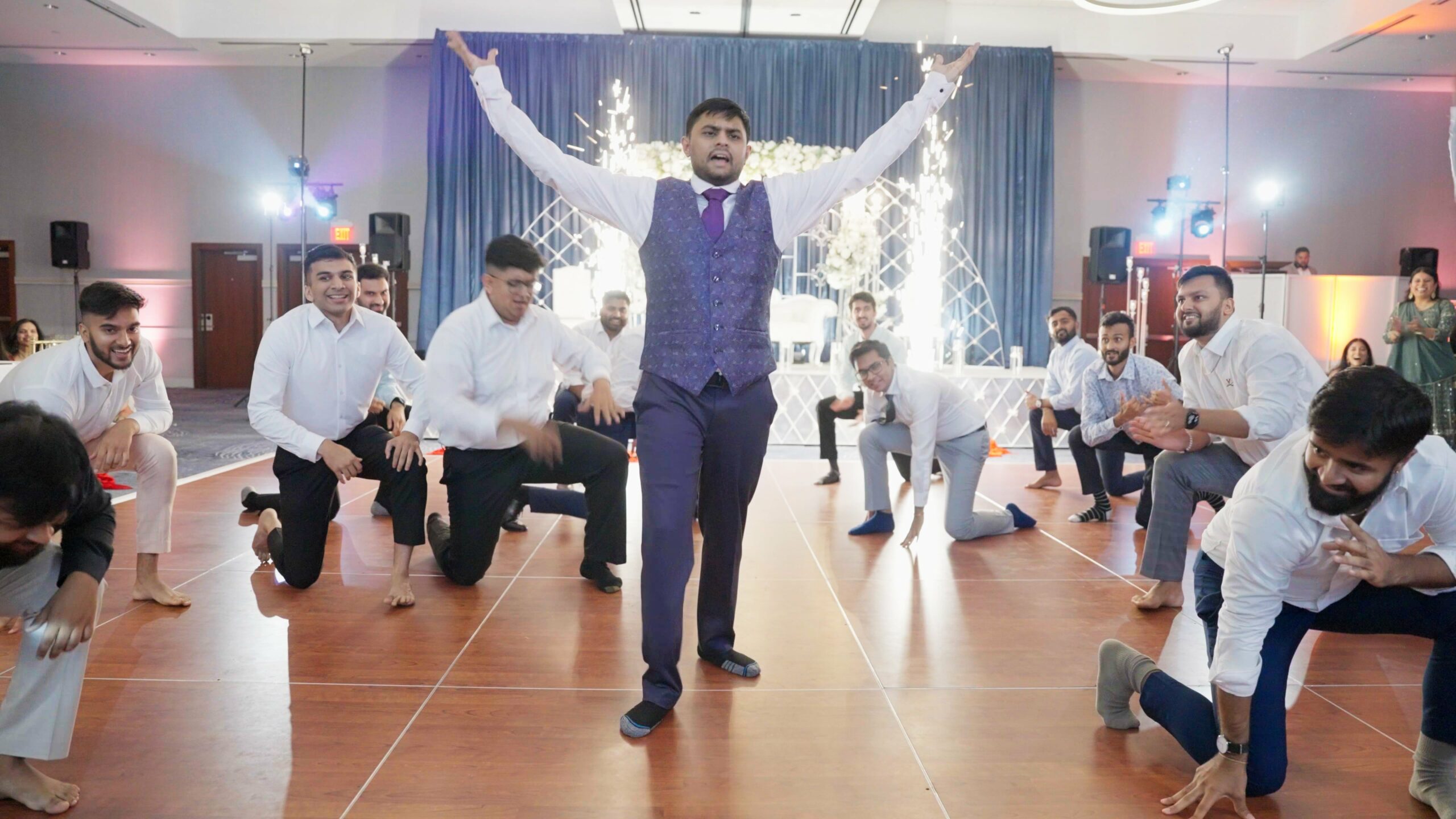 Hyatt Regency Dulles Herndon VA Hindu Wedding | Jahnvi & Rajan | Reception Jahnvi Family Friends Dance