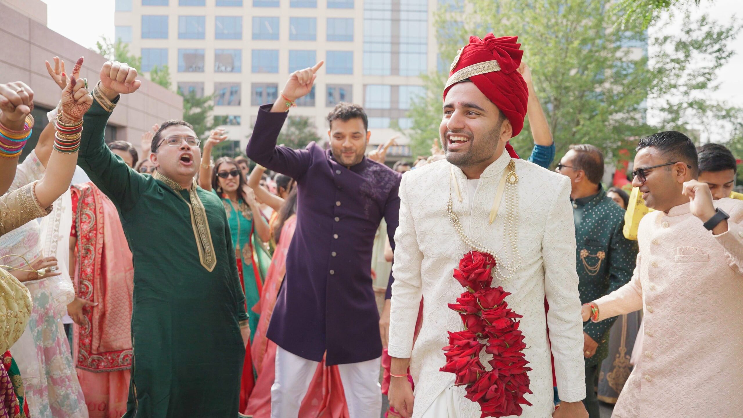 Hyatt Regency Dulles Herndon VA Hindu Wedding | Jahnvi & Rajan | Baraat