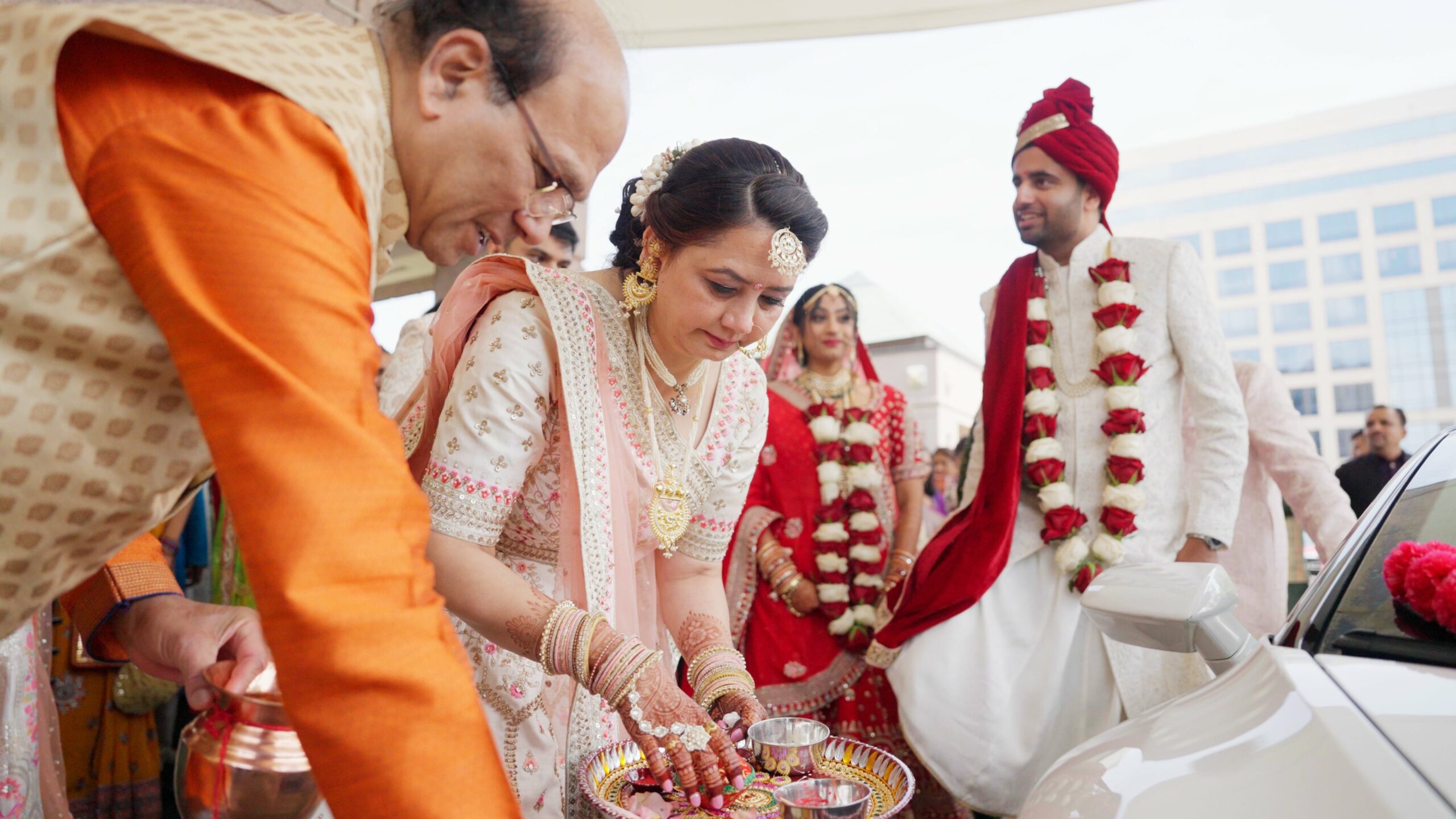 Hyatt Regency Dulles Herndon VA Hindu Wedding | Jahnvi & Rajan | Vidaai