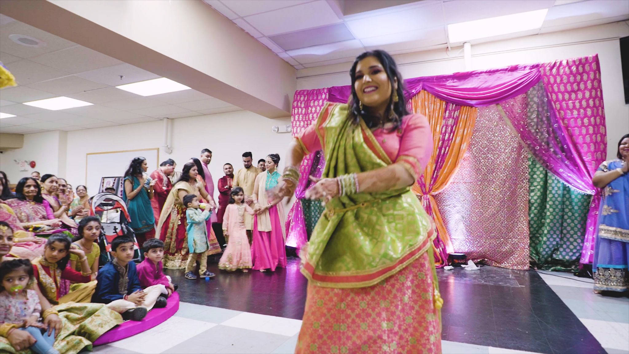 Marigold Somerset NJ Hindu Wedding | Zalak & Parag | Garba Dance Performance